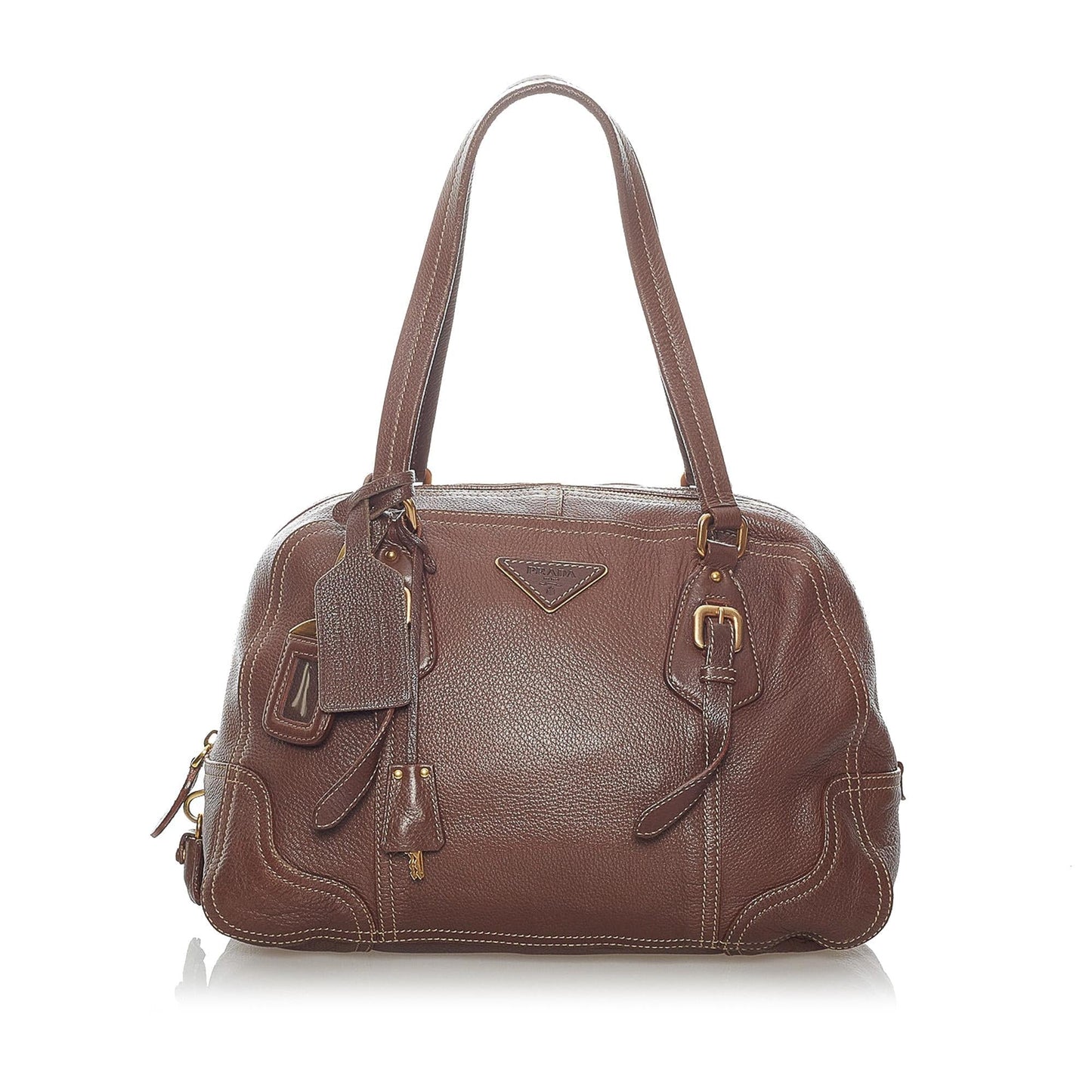 Prada Vitello Daino Satchel (SHG-30840)