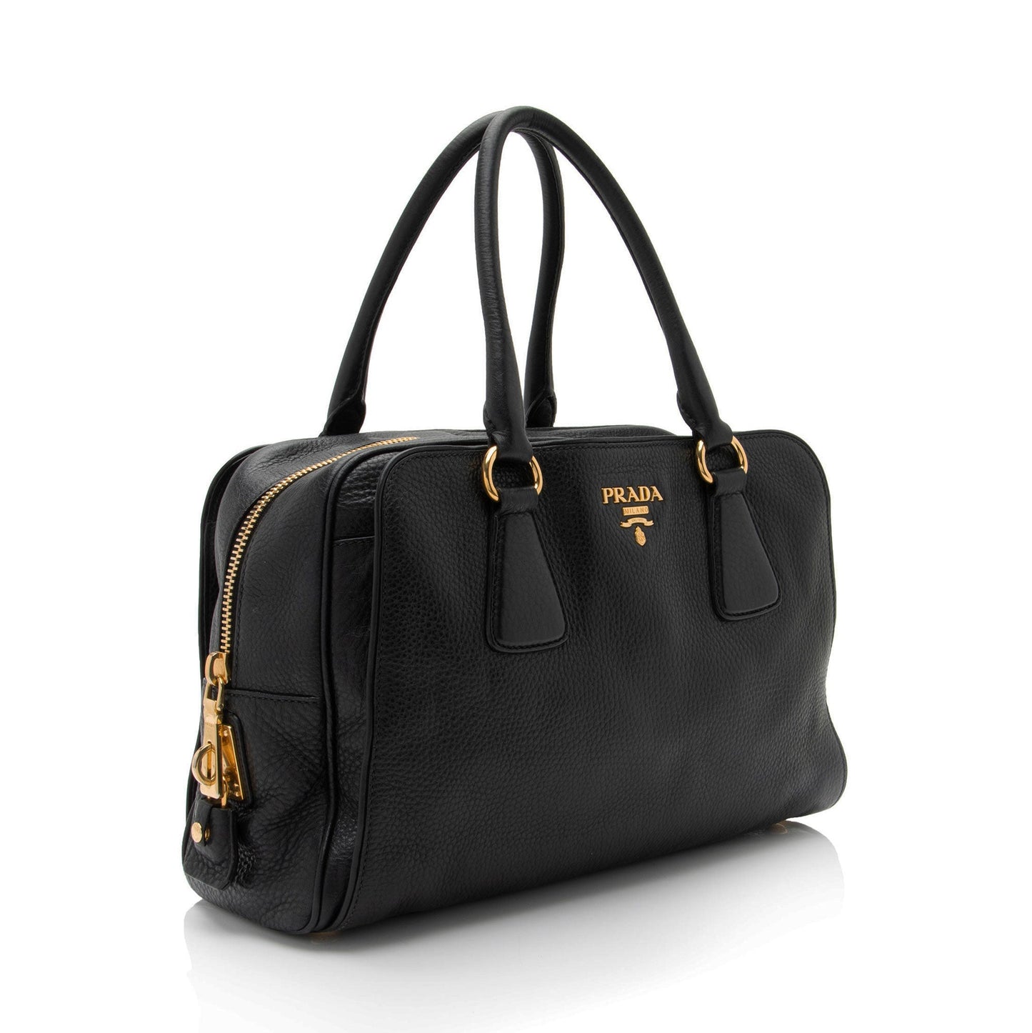 Prada Vitello Daino Boston Bag (SHF-h75hET)