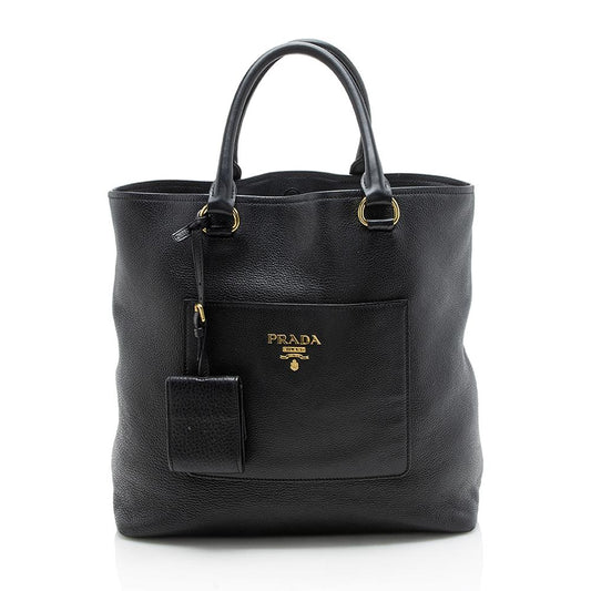 Prada Vitello Diano Leather /South Tote ( )