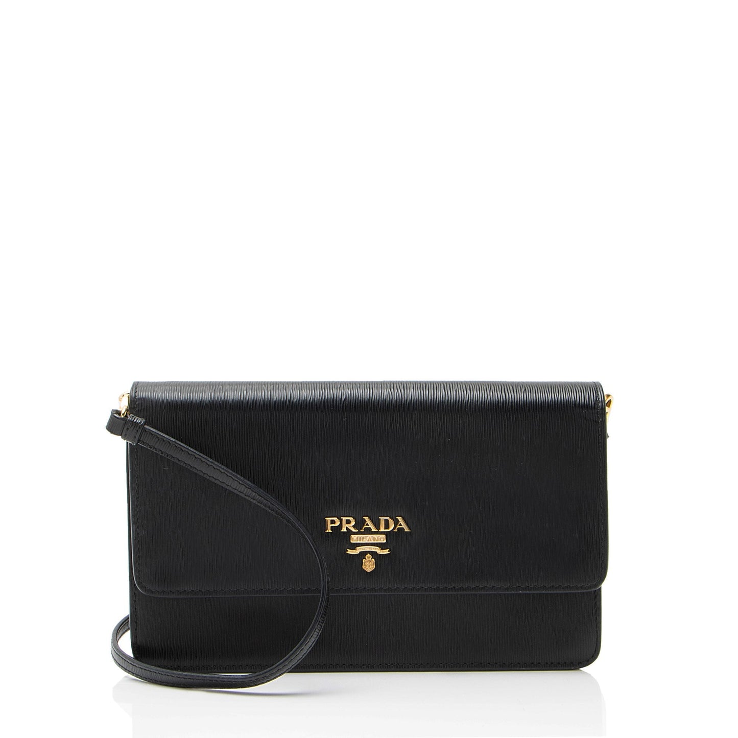 Prada Vitello Move Mini Wallet on Chain