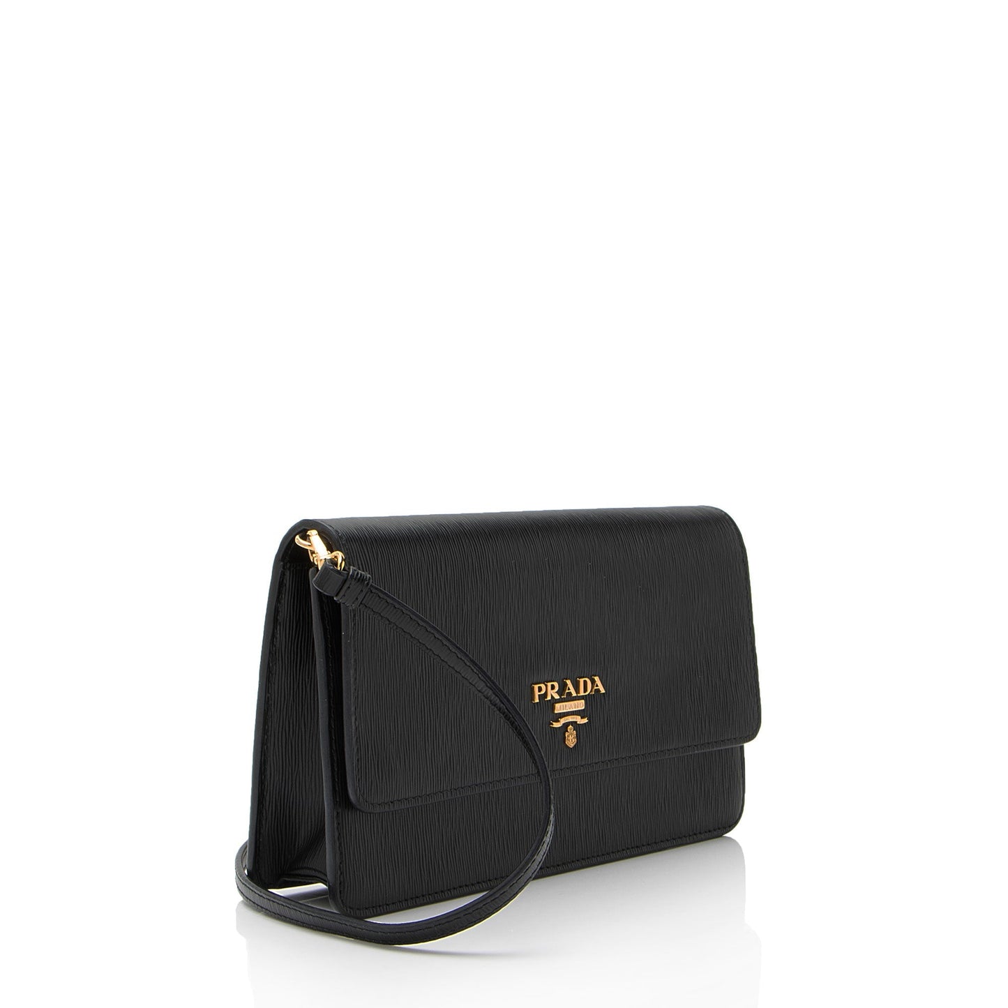 Prada Vitello Move Mini Wallet on Chain