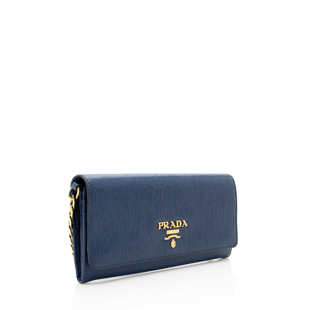 Prada Vitello Move Wallet on Chain Bag (SHF-19357)