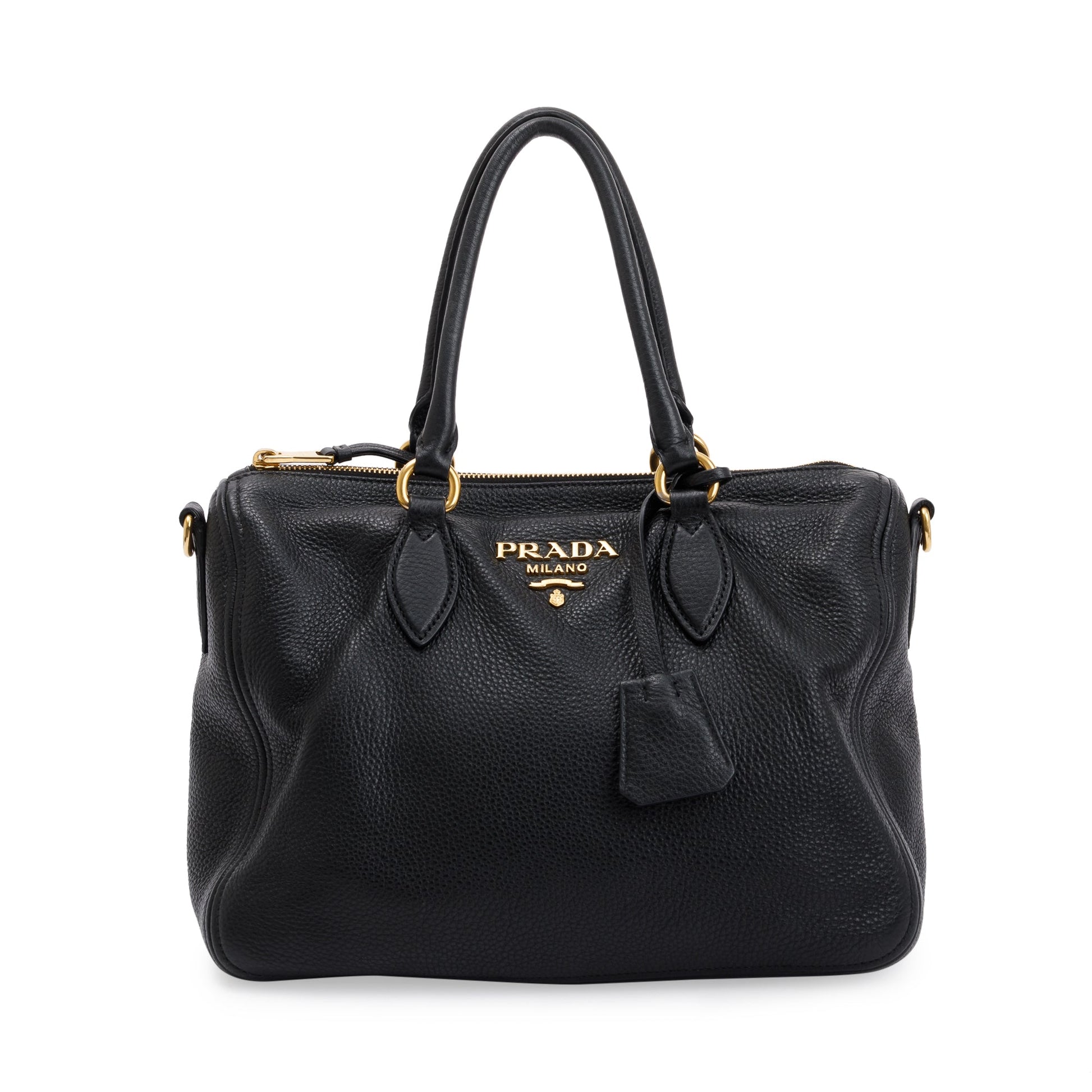 Prada Vitello Phenix Bauletto Bag