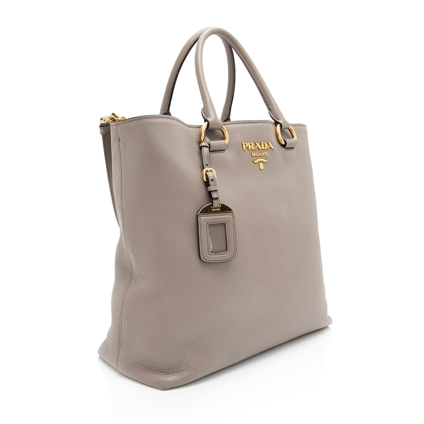 Prada Vitello Phenix Tall Tote (SHF-XqInw4)
