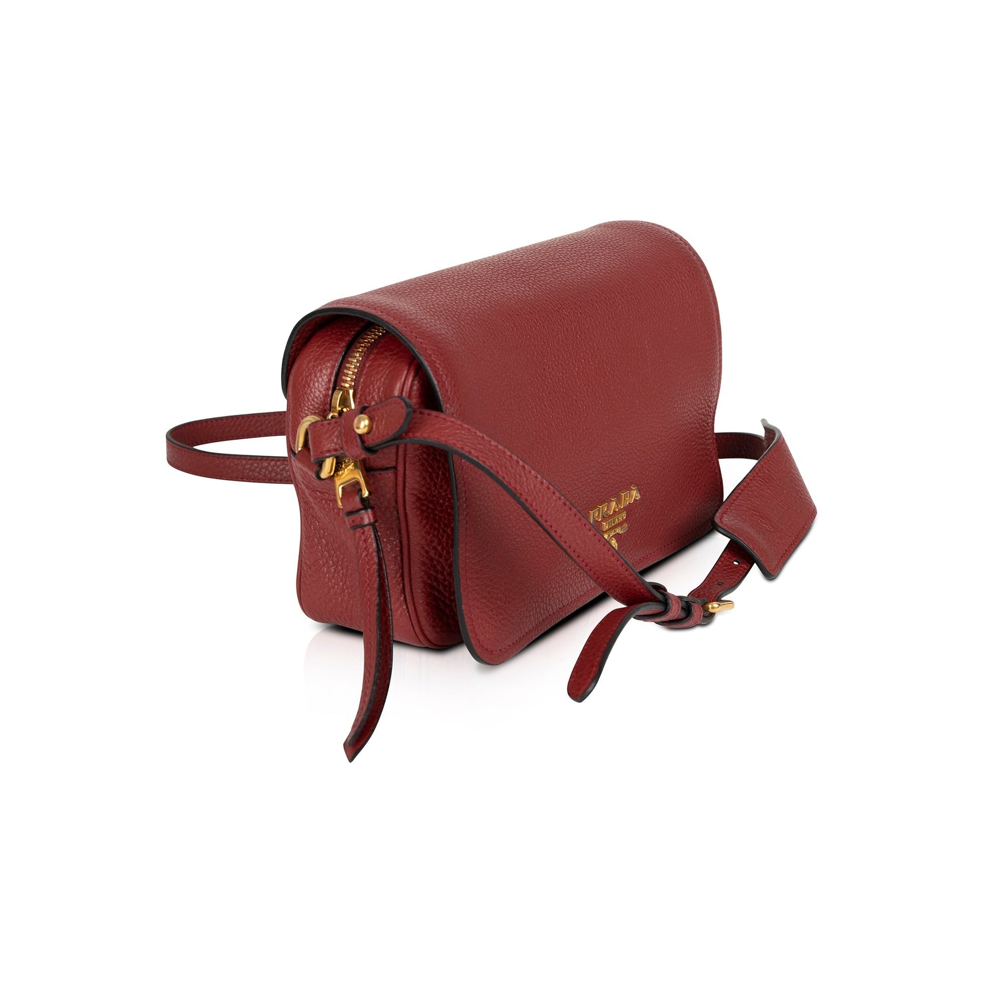 Prada Vitello Phenix Flap Crossbody Bag