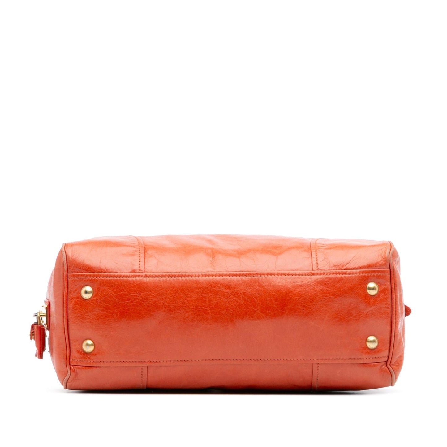 Prada Vitello Shine Bauletto Satchel