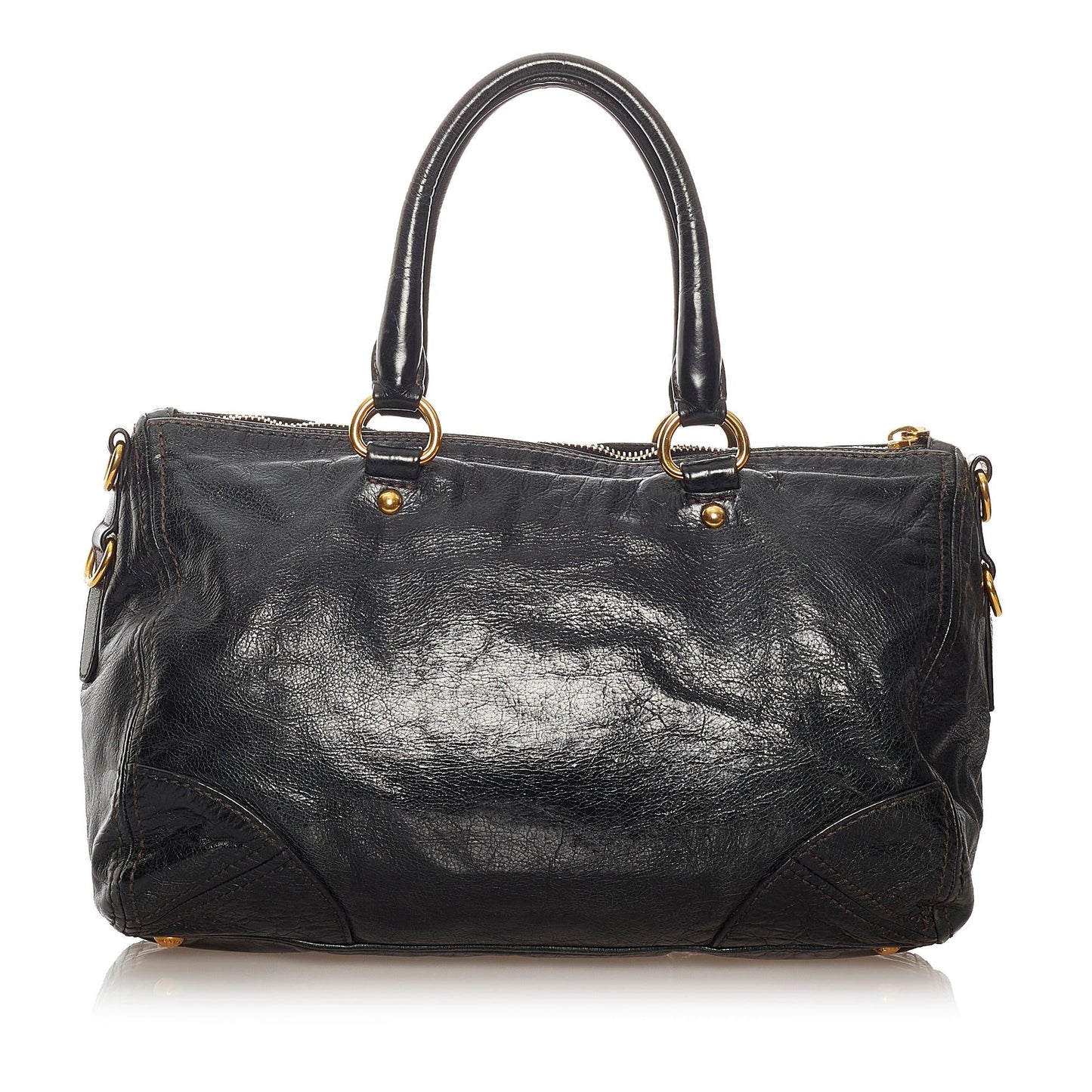 Prada Vitello Shine Satchel (SHG-27607)