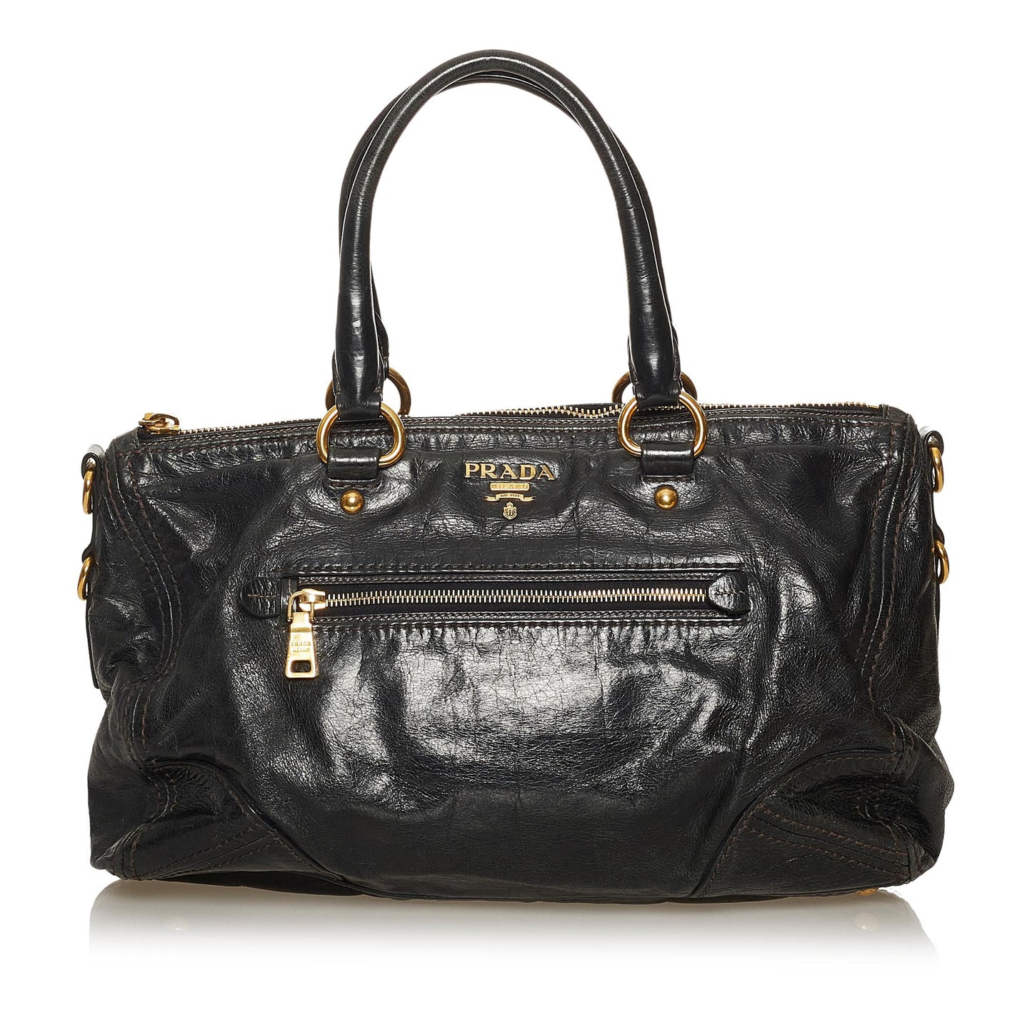 Prada Vitello Shine Satchel (SHG-29261)
