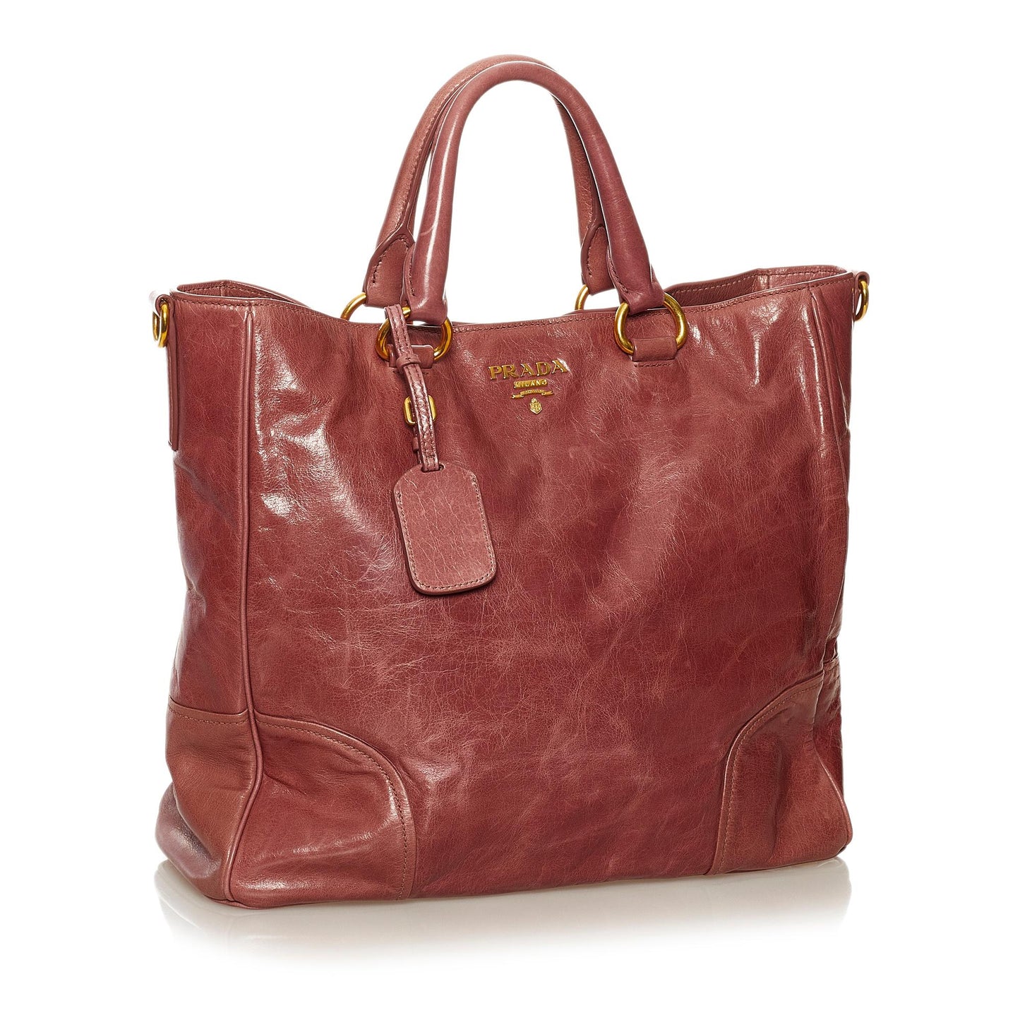 Prada Vitello Shine Satchel (SHG-33141)