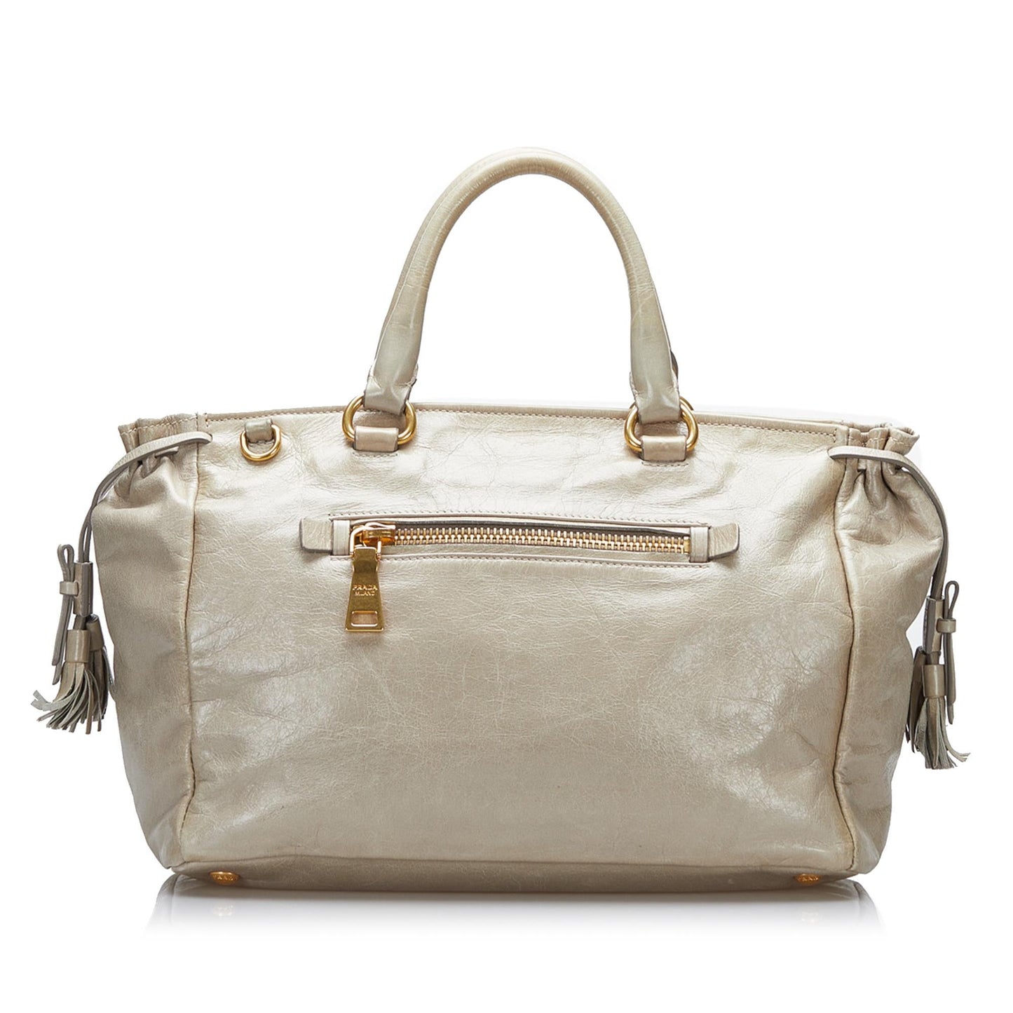 Prada Vitello Shine Satchel (SHG-OF4IHb)