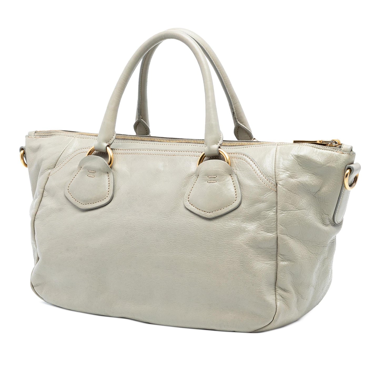 Prada Vitello Shine Satchel