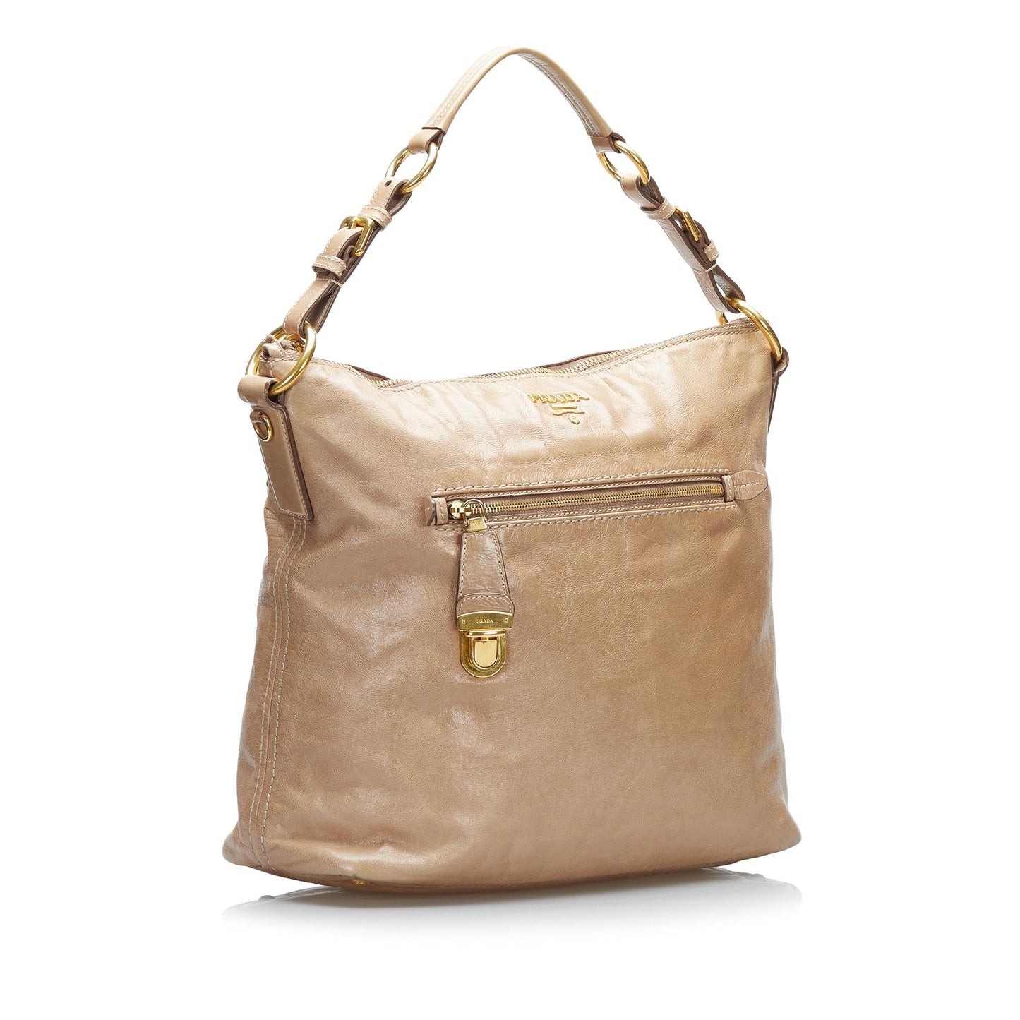 Prada Vitello Shine Shoulder Bag (SHG-hs6V3o)