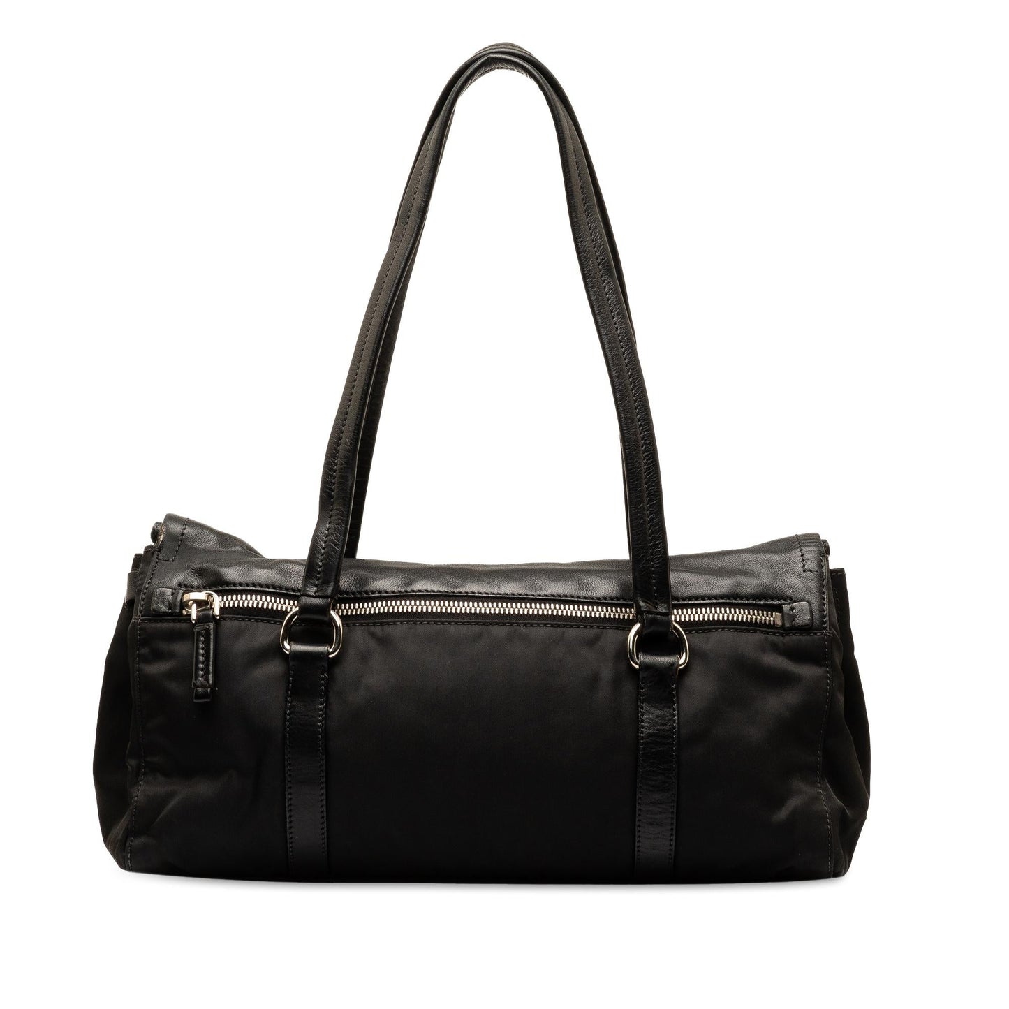 Prada Vitello and Tessuto Easy Shoulder Bag (SHG-7427DV)