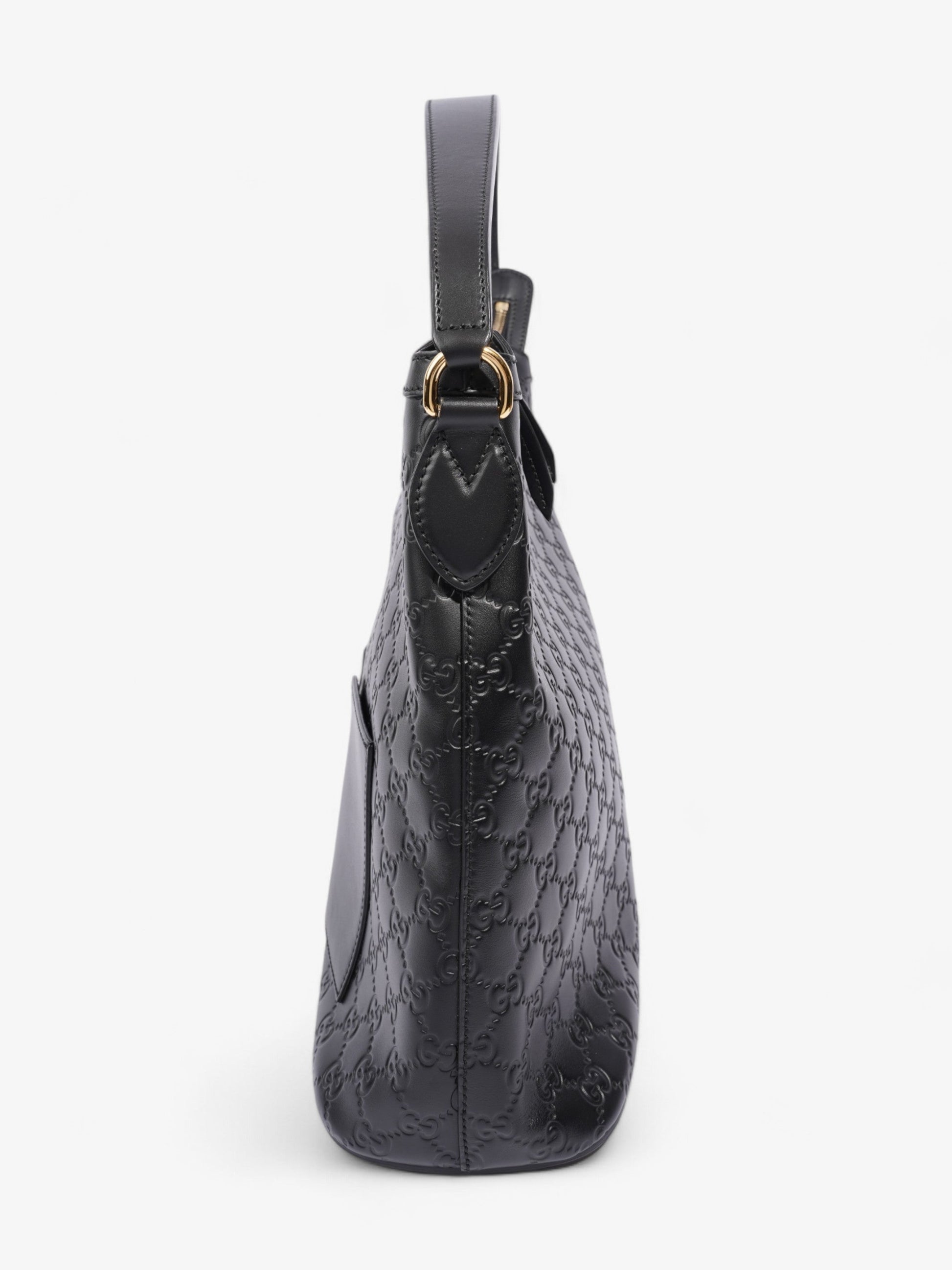 Gucci GG Hobo Black Leather