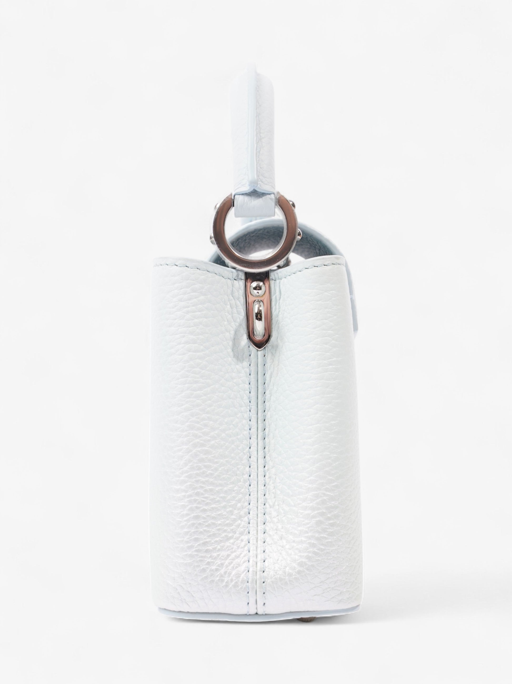 Louis Vuitton Capucines Baby Blue Taurillon Leather Mini