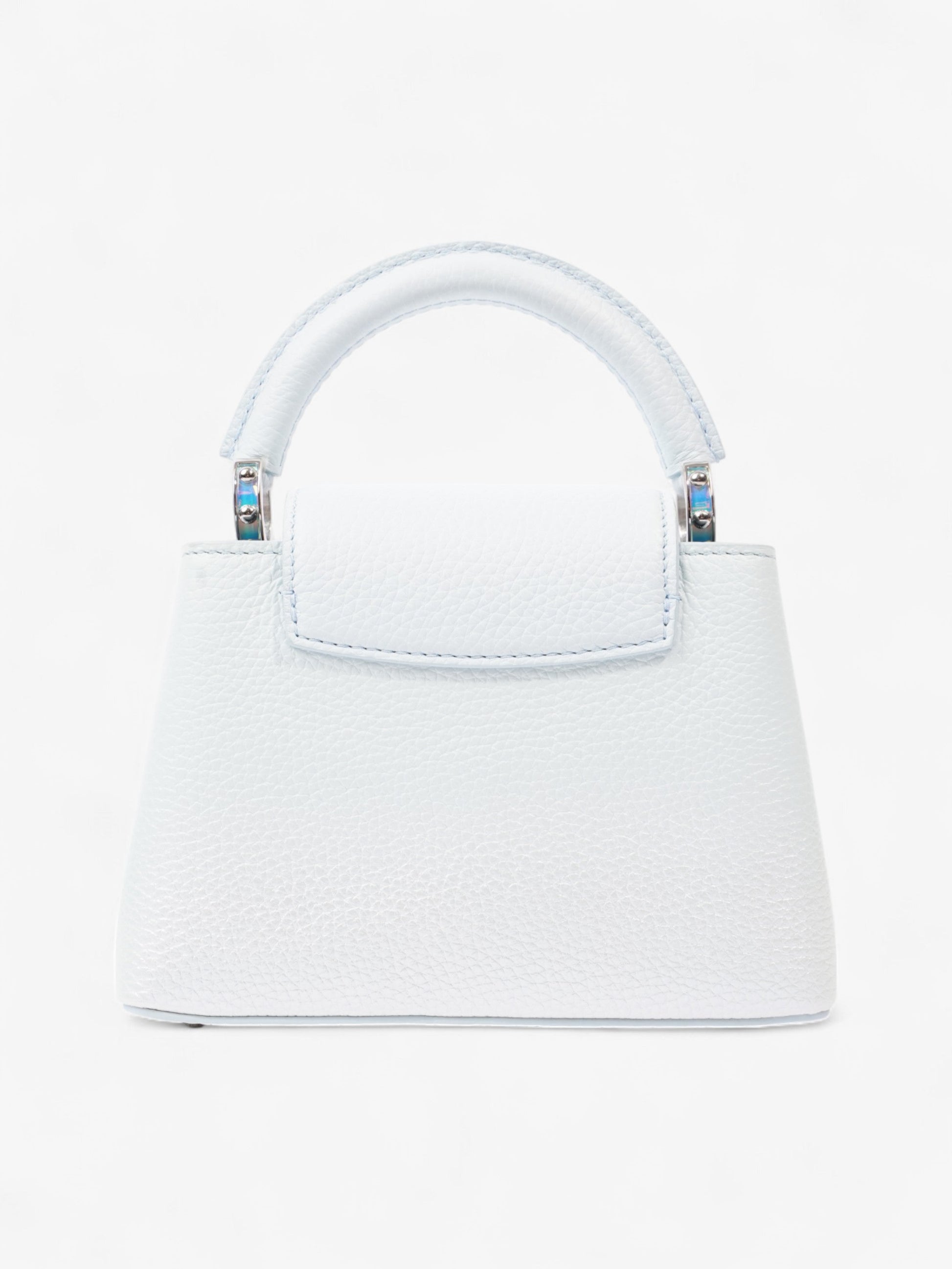 Louis Vuitton Capucines Baby Blue Taurillon Leather Mini