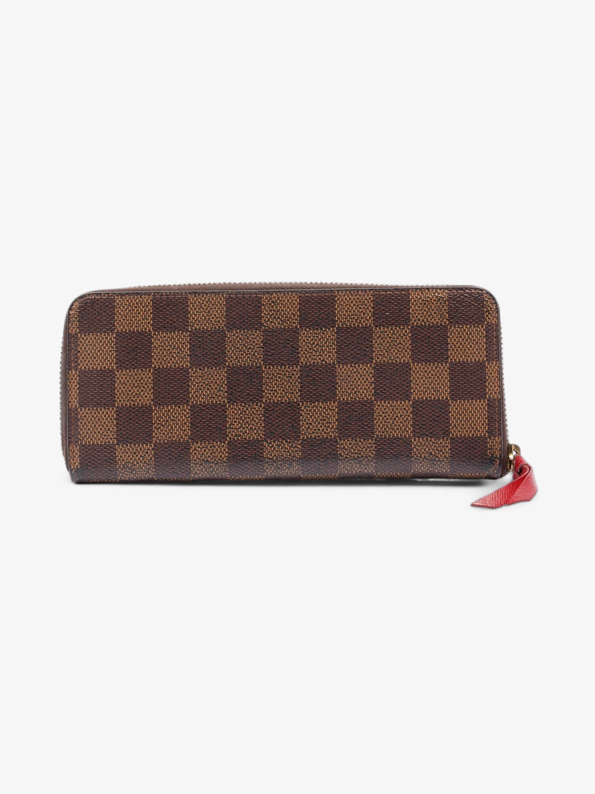 Louis Vuitton Clémence Wallet Damier Ebene Coated Canvas