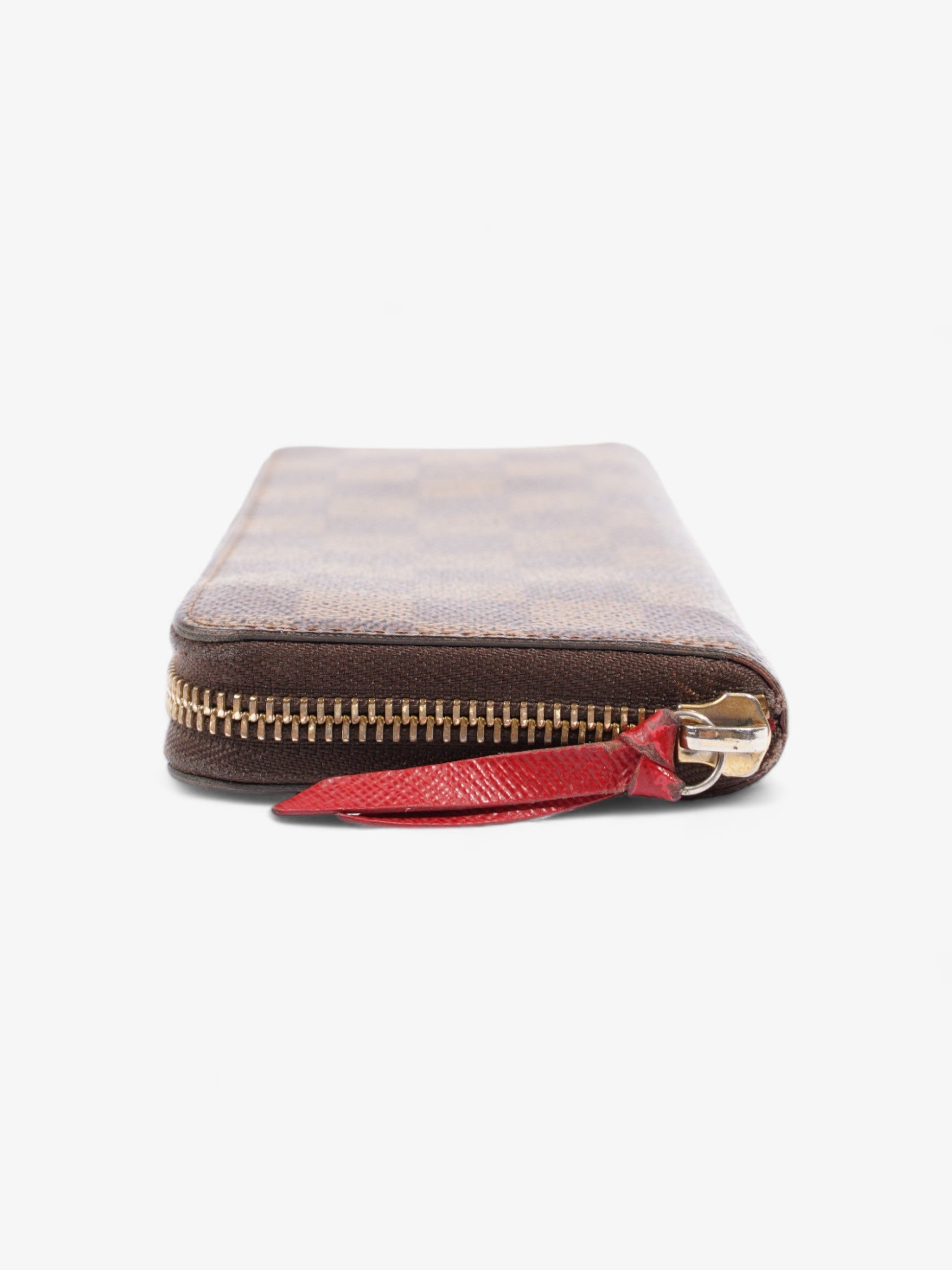Louis Vuitton Clémence Wallet Damier Ebene Coated Canvas