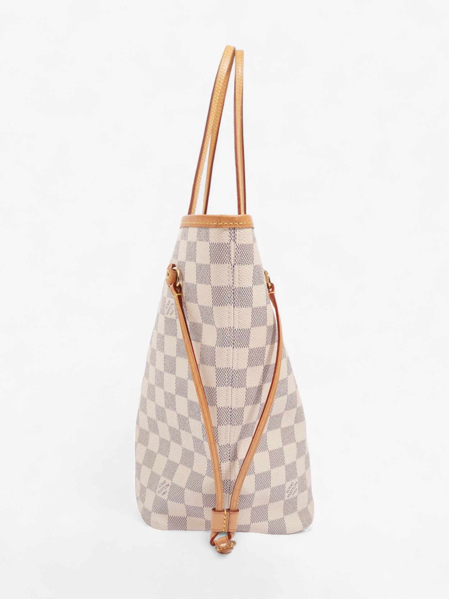Luxury Women's Tote Bag | Louis Vuitton Neverfull MM Damier Azur Coated Canvas