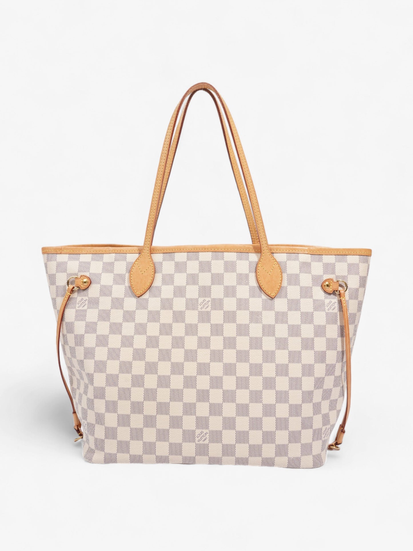 Luxury Women's Tote Bag | Louis Vuitton Neverfull MM Damier Azur Coated Canvas