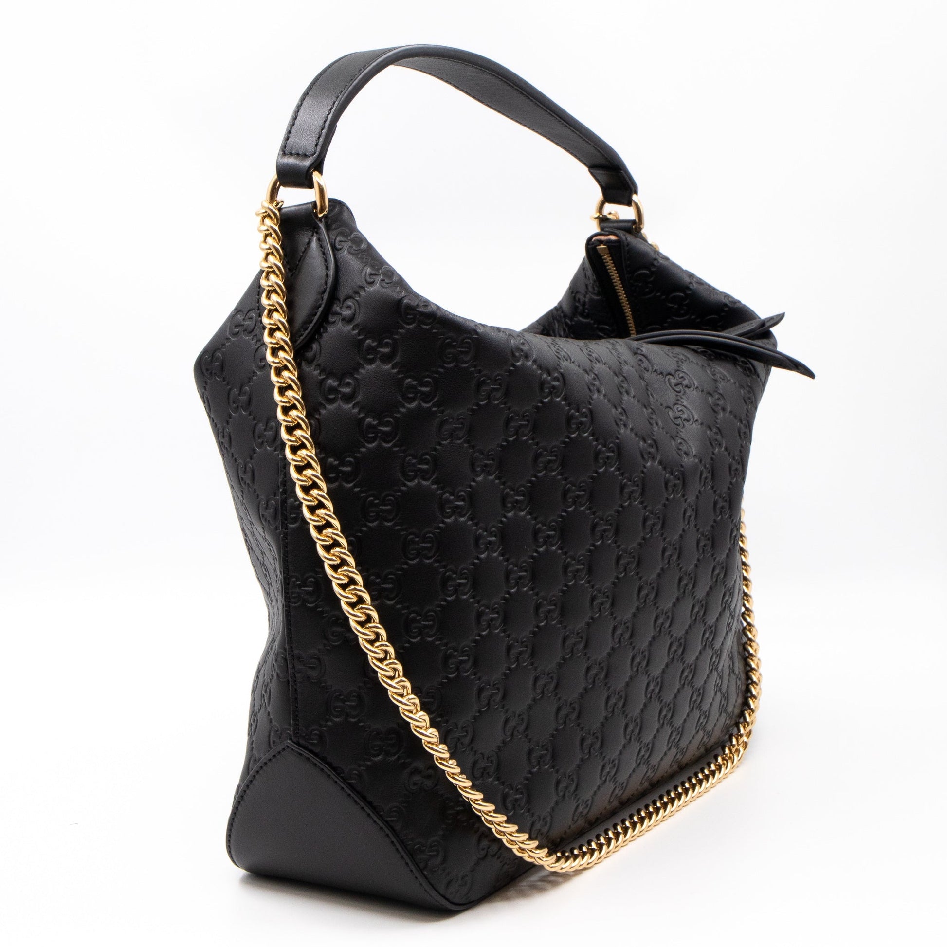 Gucci Chain Leather Shoulder Bag