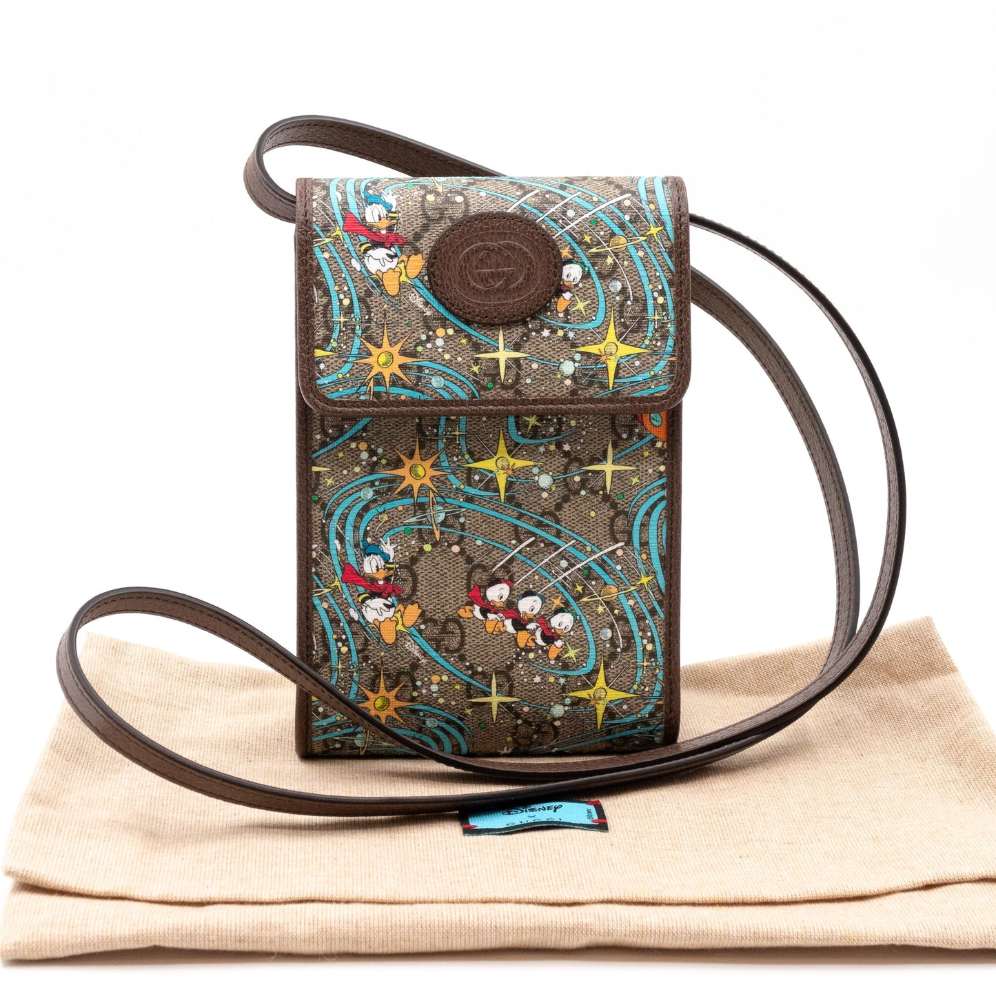 Gucci Leather Canvas Crossbody