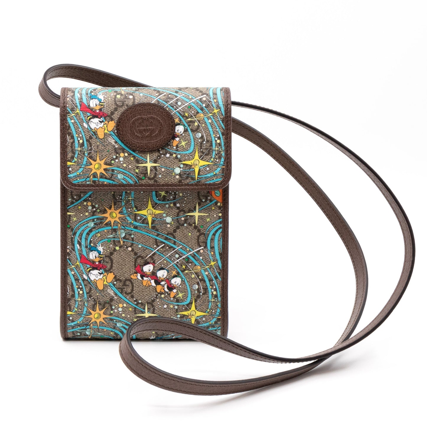Gucci Leather Canvas Crossbody