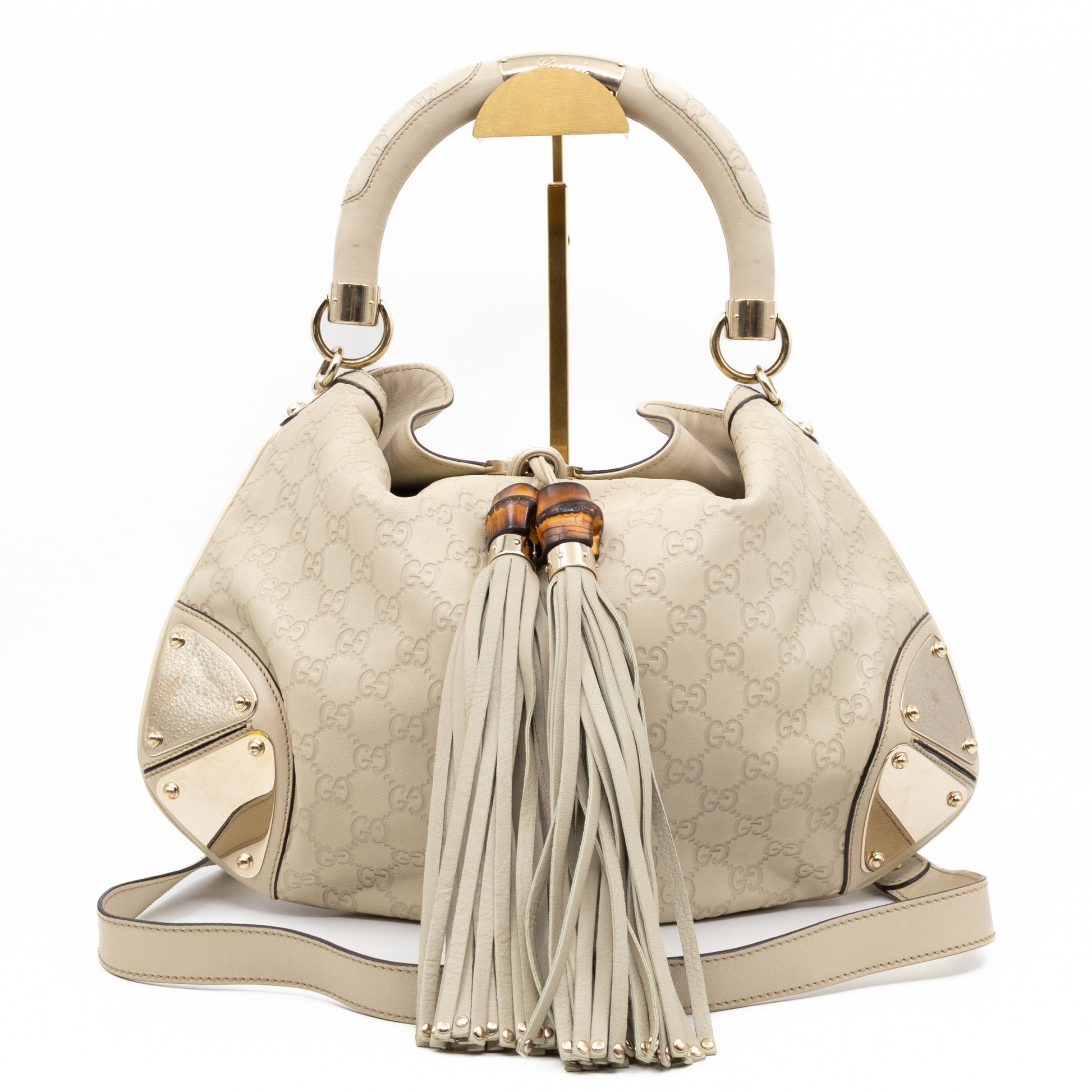 Gucci Leather Top Handle Crossbody