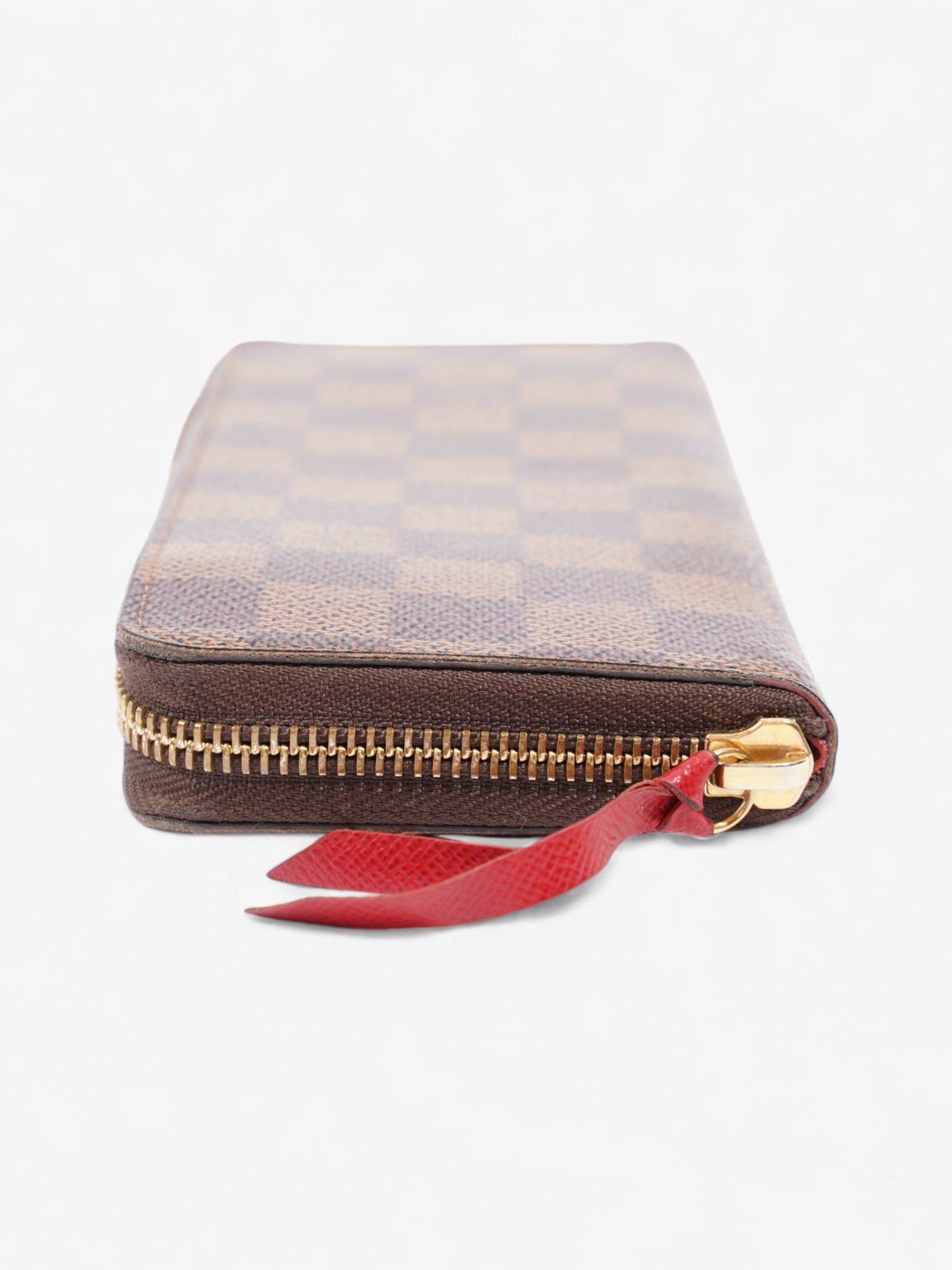 Louis Vuitton Clemence Wallet Damier Ebene Coated Canvas