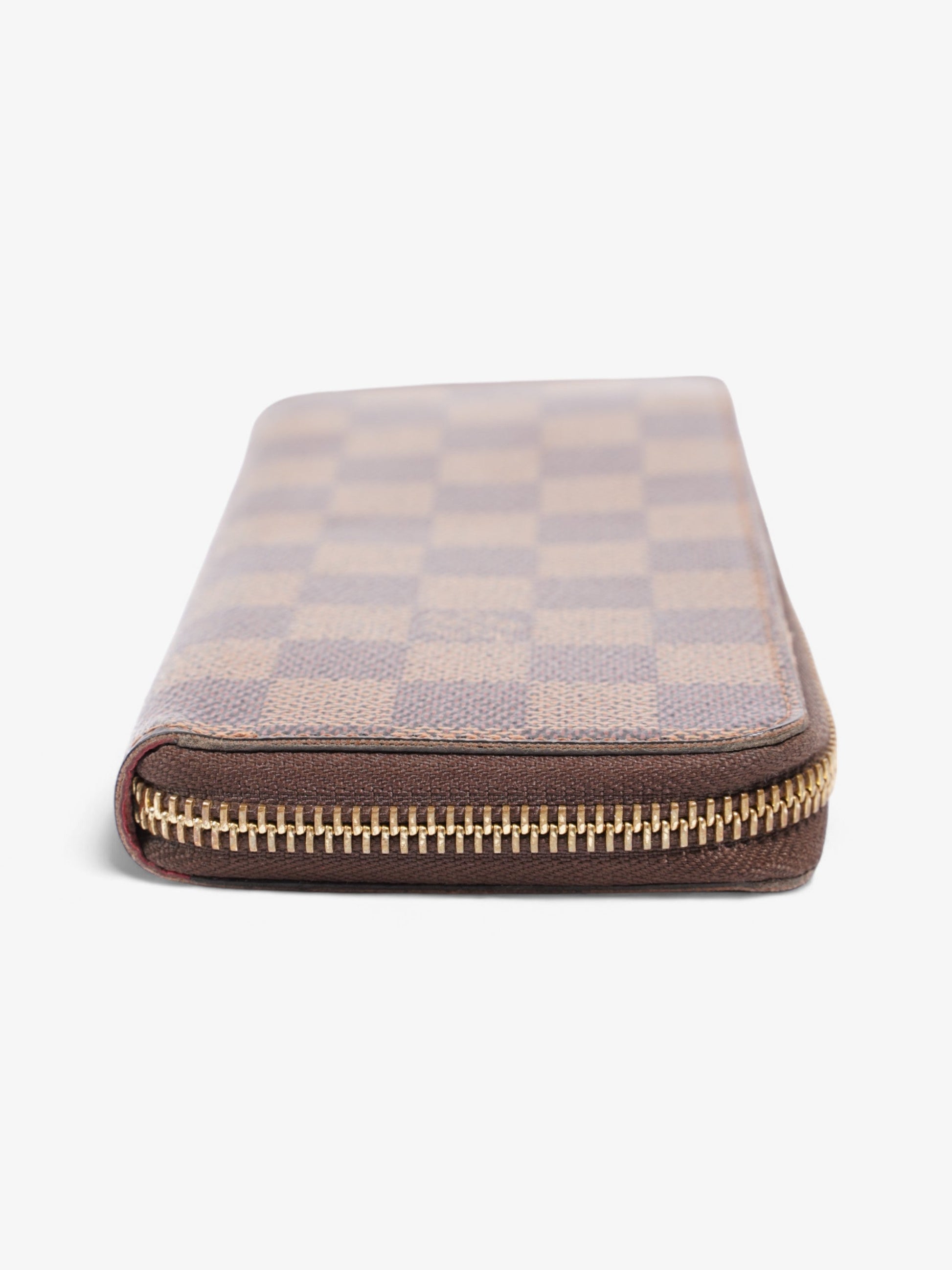 Louis Vuitton Clemence Wallet Damier Ebene Coated Canvas