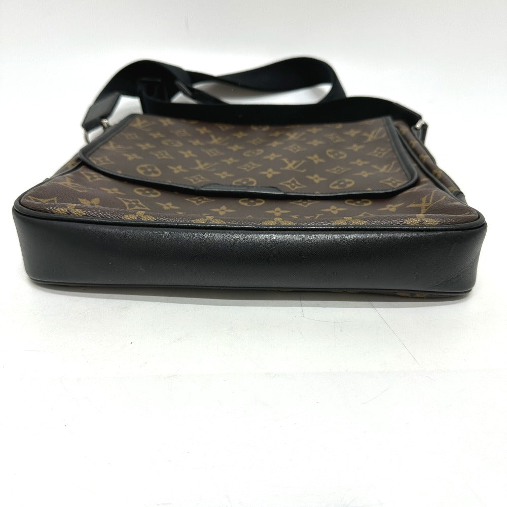LOUIS VUITTON Shoulder Bag Monogram macacer canvas Brown Monogram macacer Bus MM mens