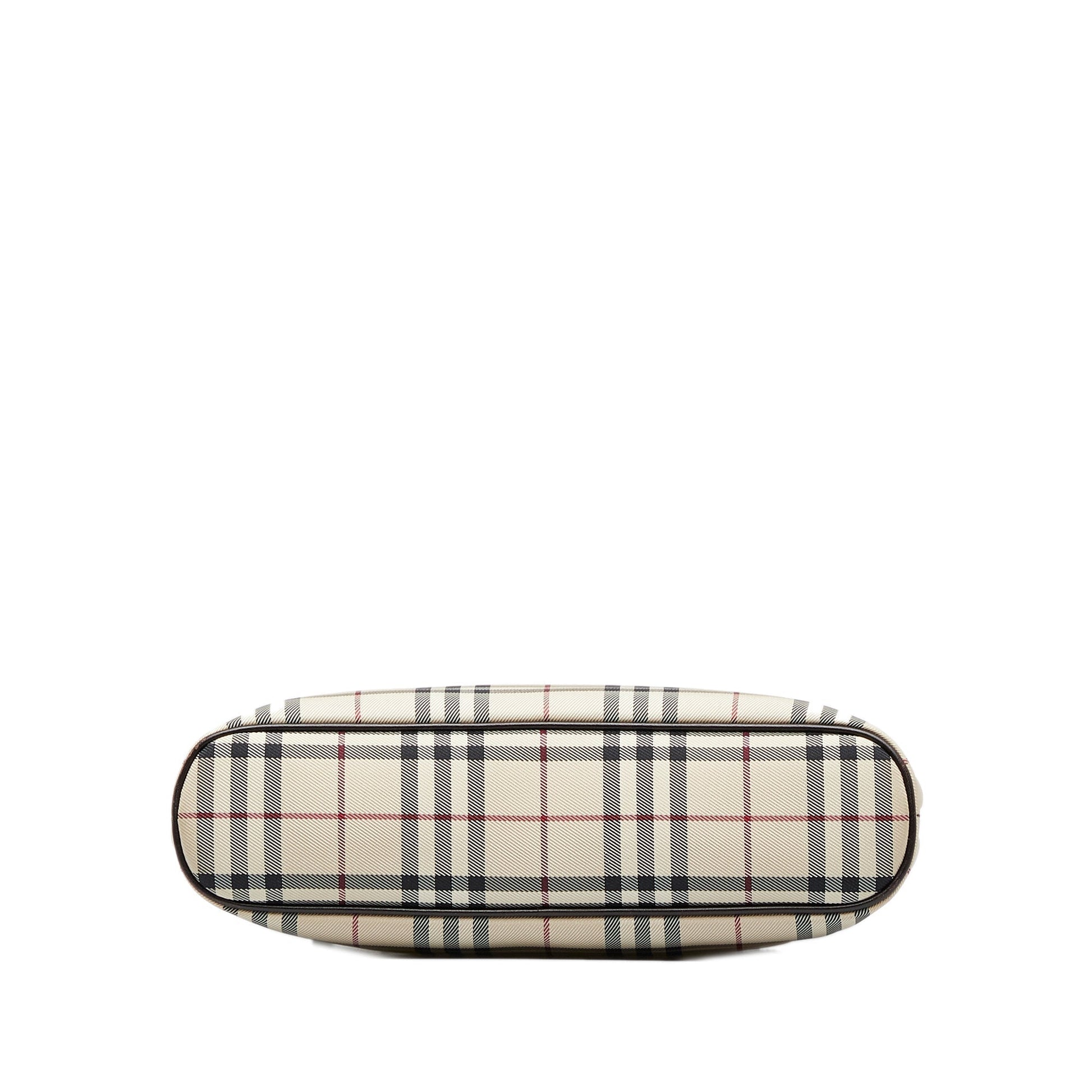 Burberry Handbag Brown Ho Check Canvas