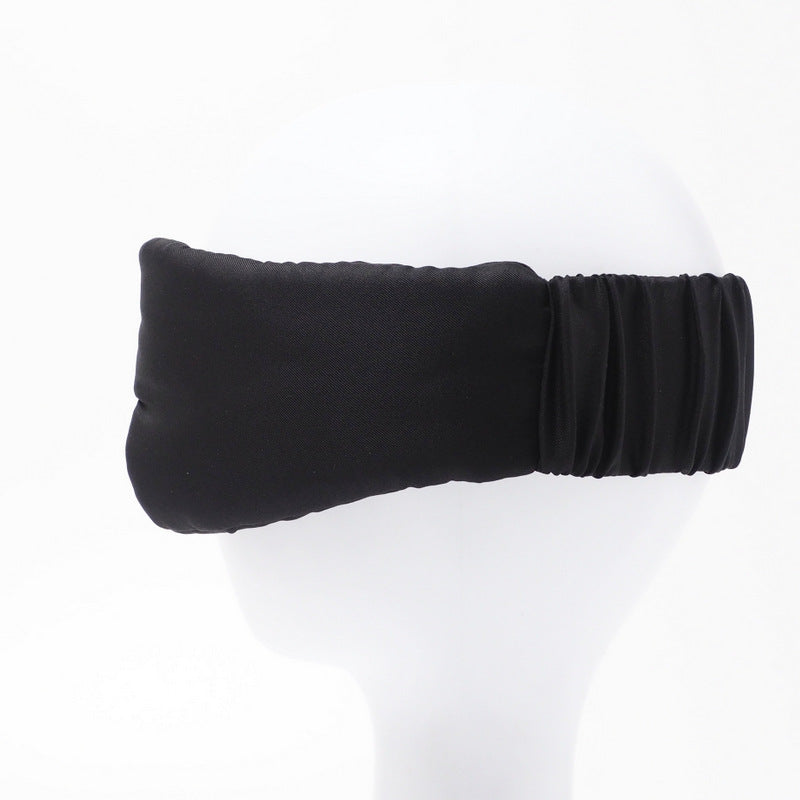 PRADA Travel case Satin black Eye Mask Case mens(Unisex)