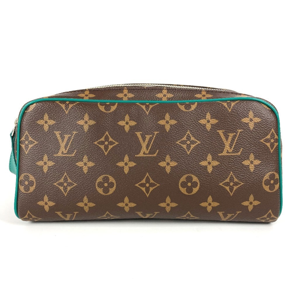 LOUIS VUITTON business bag Monogram macacer canvas green Monogram Dopp Kit Dopp Kit