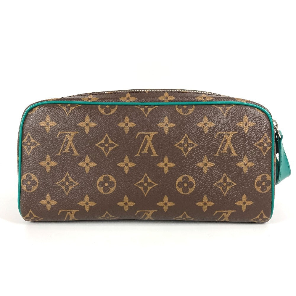 Luxury Women's Handbag | LOUIS VUITTON business bag Monogram macacer canvas green Monogram Dopp Kit Dopp Kit