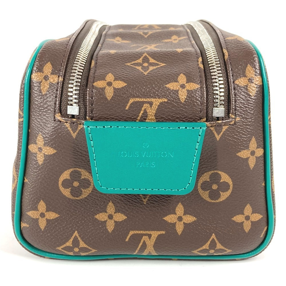 Luxury Women's Handbag | LOUIS VUITTON business bag Monogram macacer canvas green Monogram Dopp Kit Dopp Kit