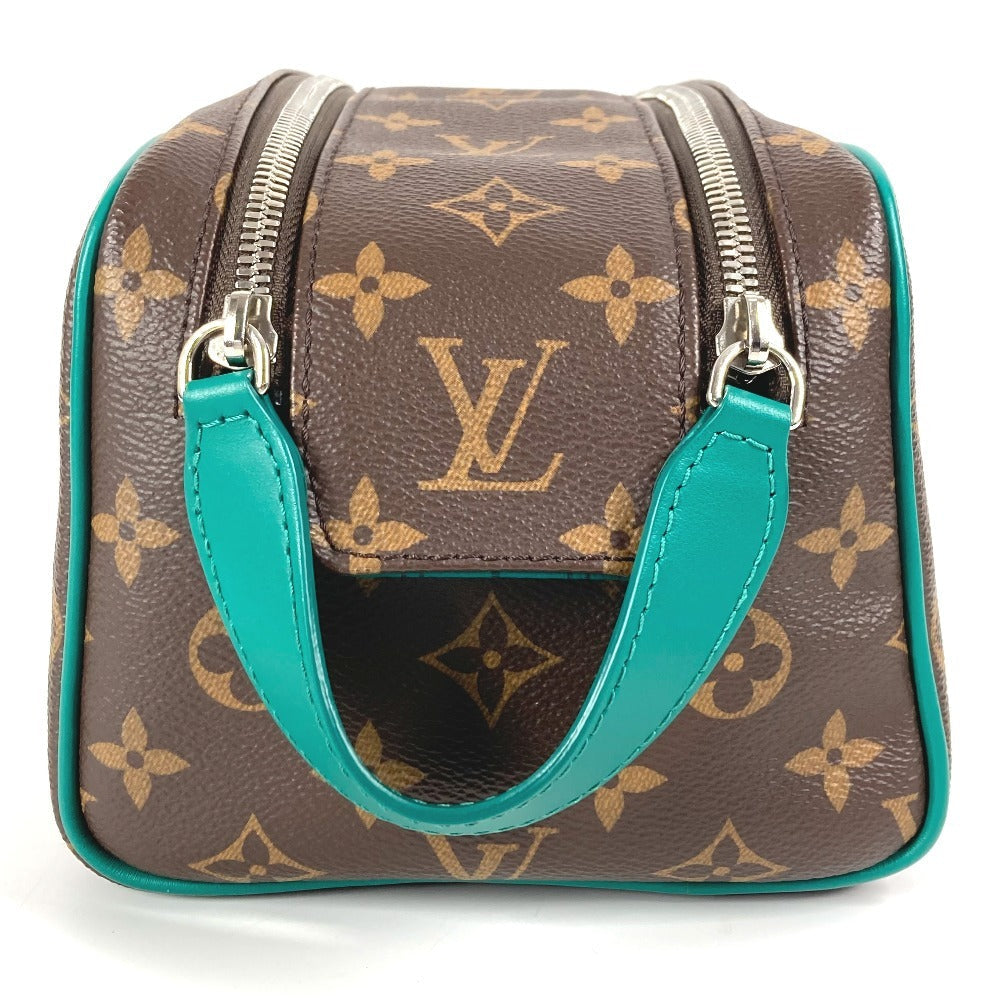 Luxury Women's Handbag | LOUIS VUITTON business bag Monogram macacer canvas green Monogram Dopp Kit Dopp Kit