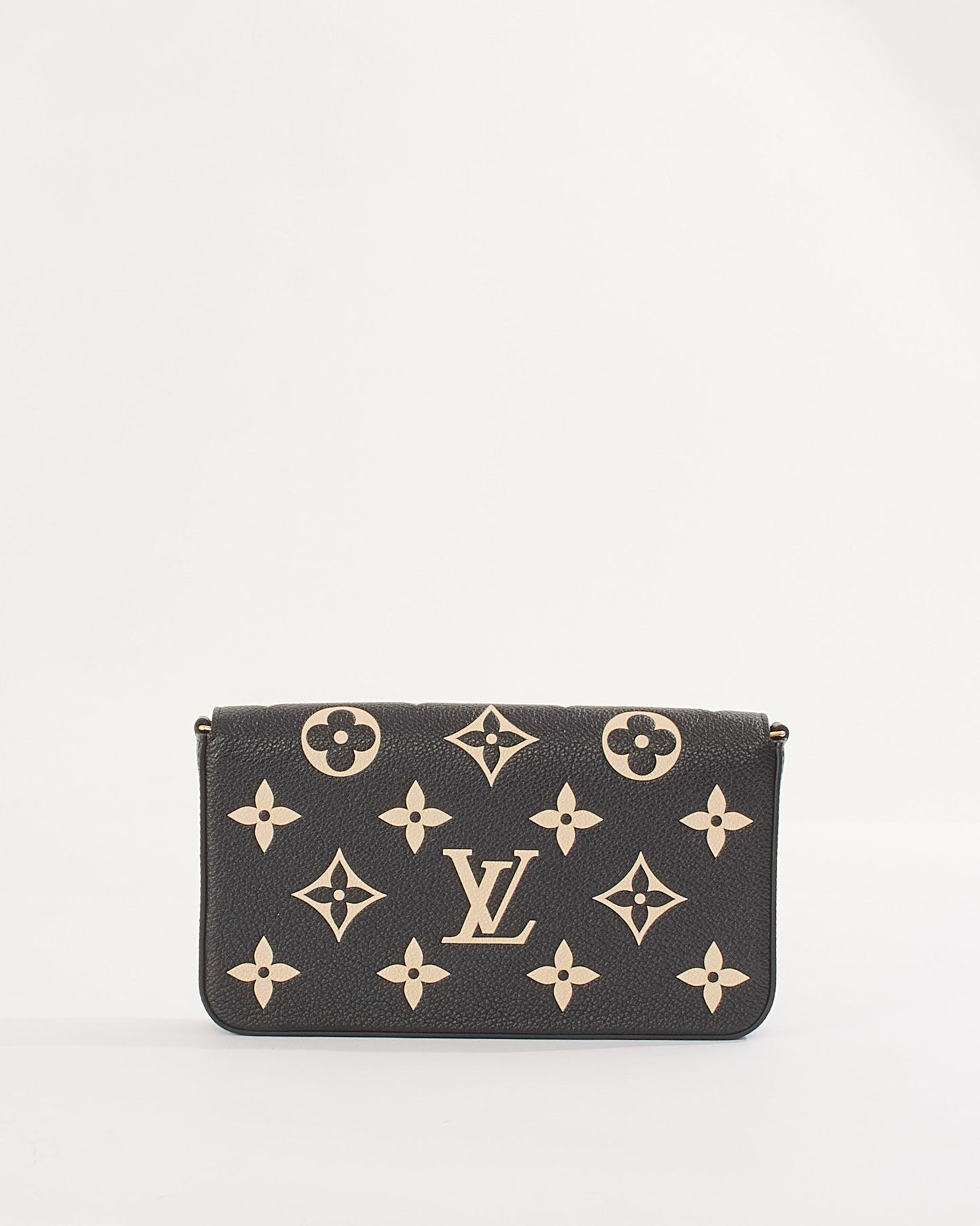 Louis Vuitton Bicolor Monogram Empreinte Leather Félicie Pochette Chain Bag