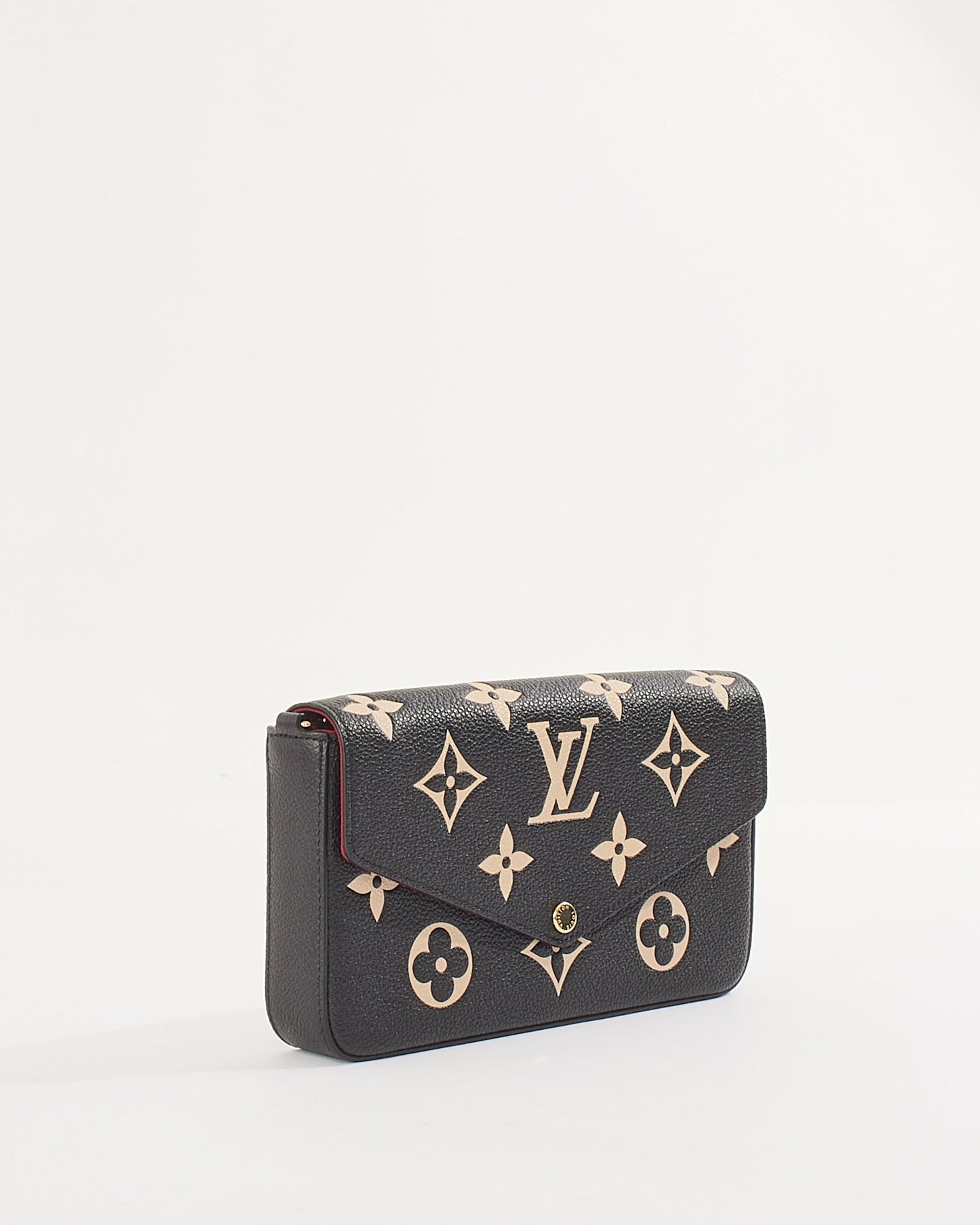 Louis Vuitton Bicolor Monogram Empreinte Leather Félicie Pochette Chain Bag