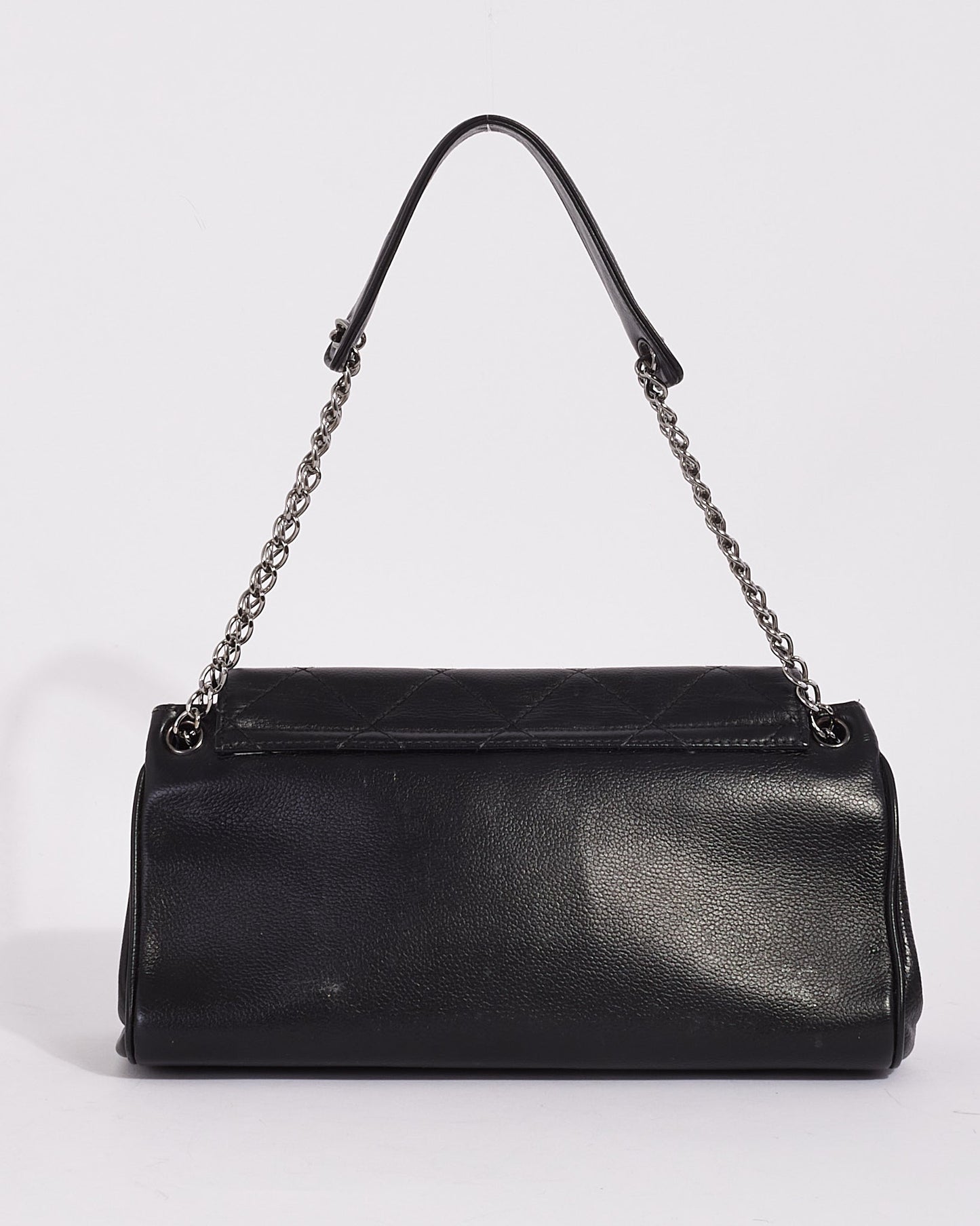 Chanel Black Caviar Leather 2003 Small Shoulder bag