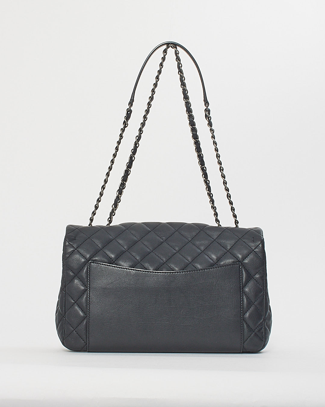 Chanel Black Lambskin Flap Bag SHW