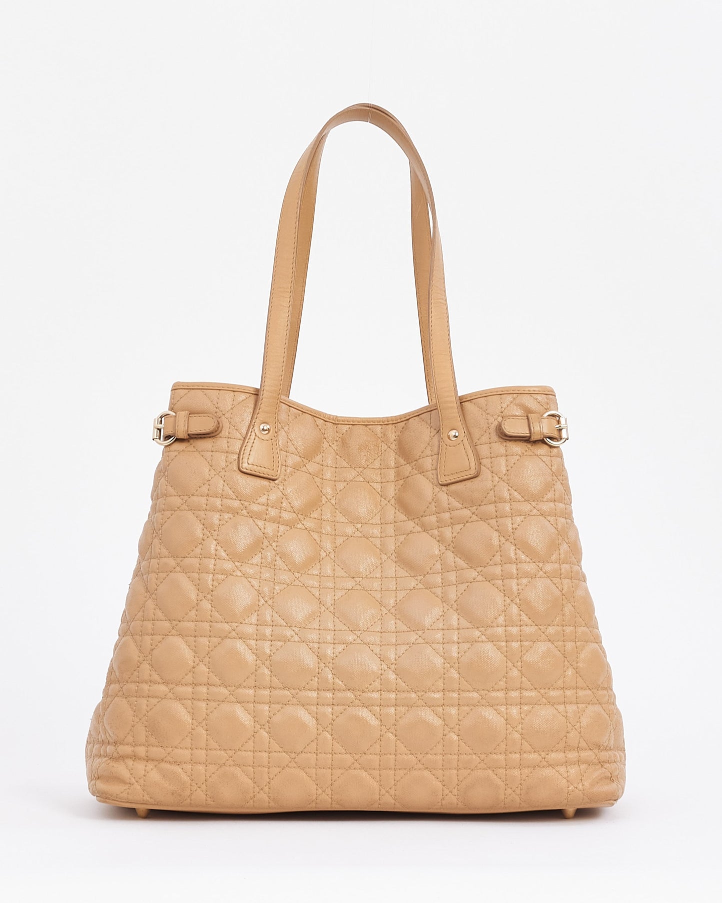 Dior Leather Canvas Tote