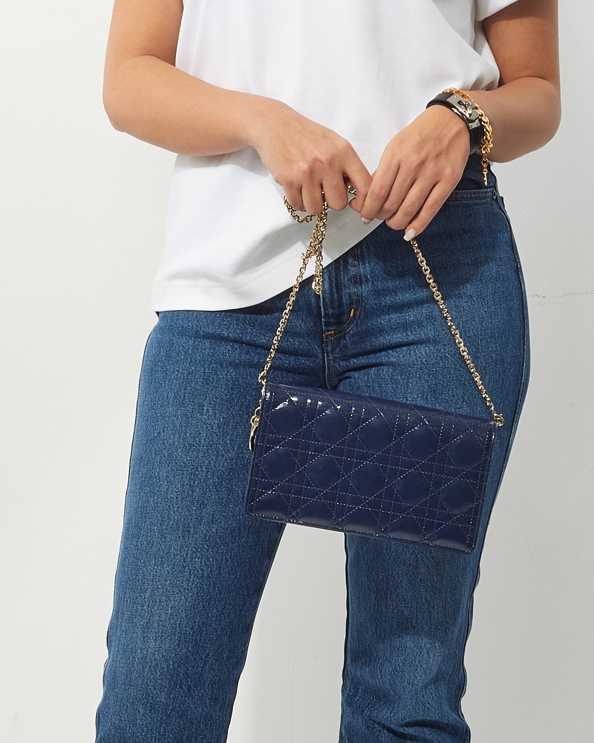 Dior Lady Dior Chain Leather Crossbody