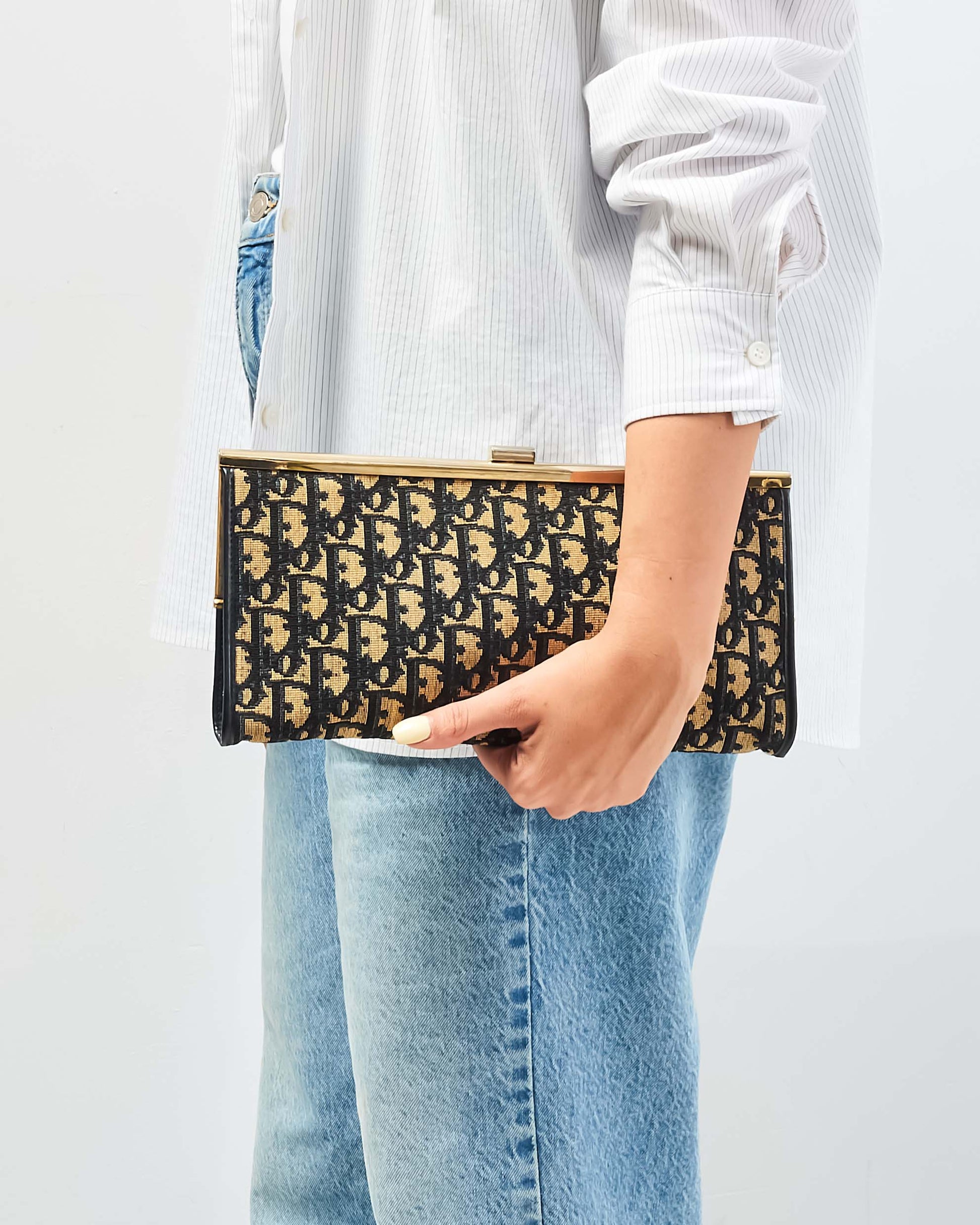 Dior Canvas Clutch