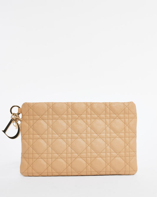 Dior Quilted Canvas Clutch