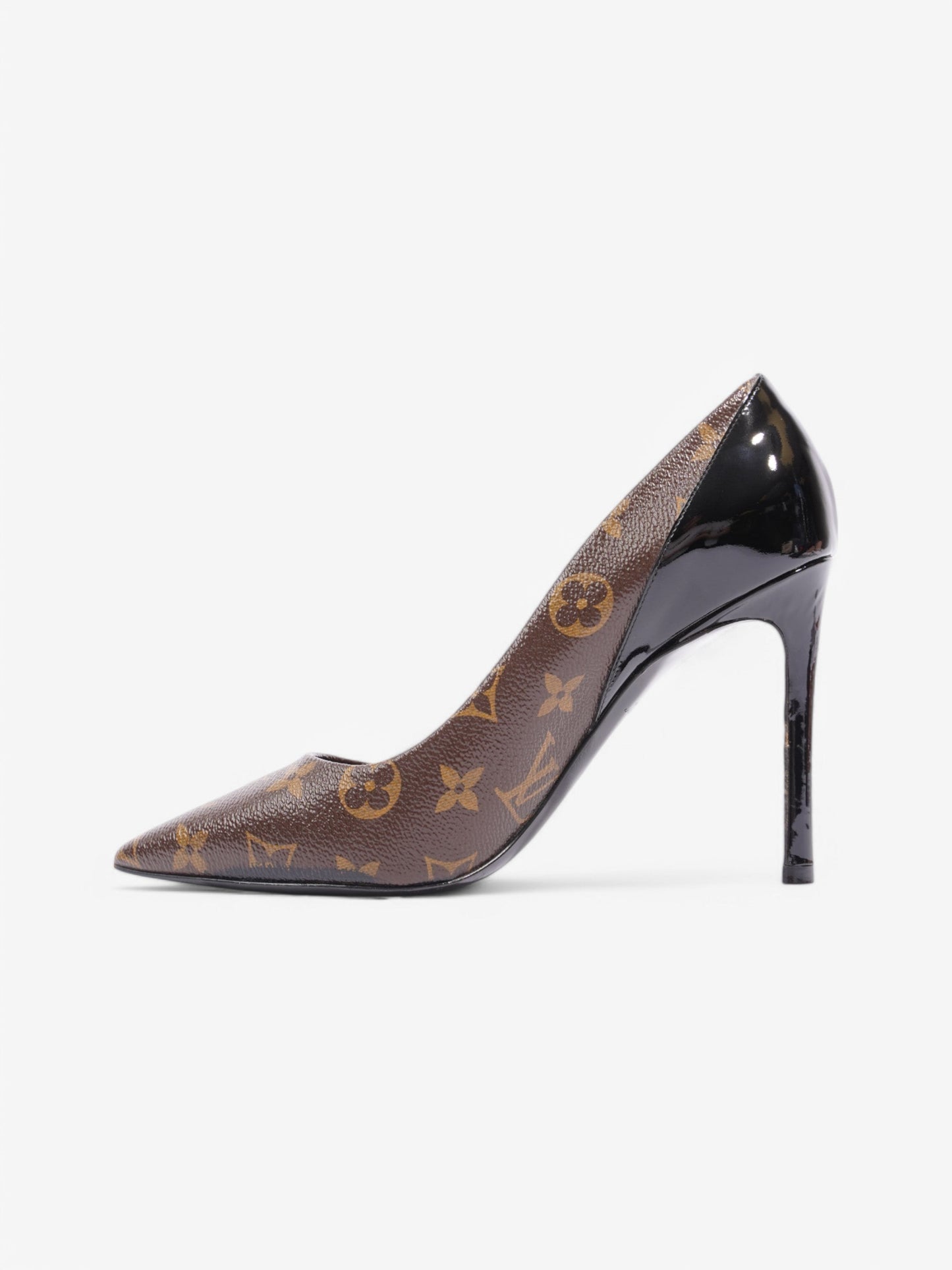 Louis Vuitton Cherie Pumps 100 Monogram / Black Coated Canvas EU 38 UK 5