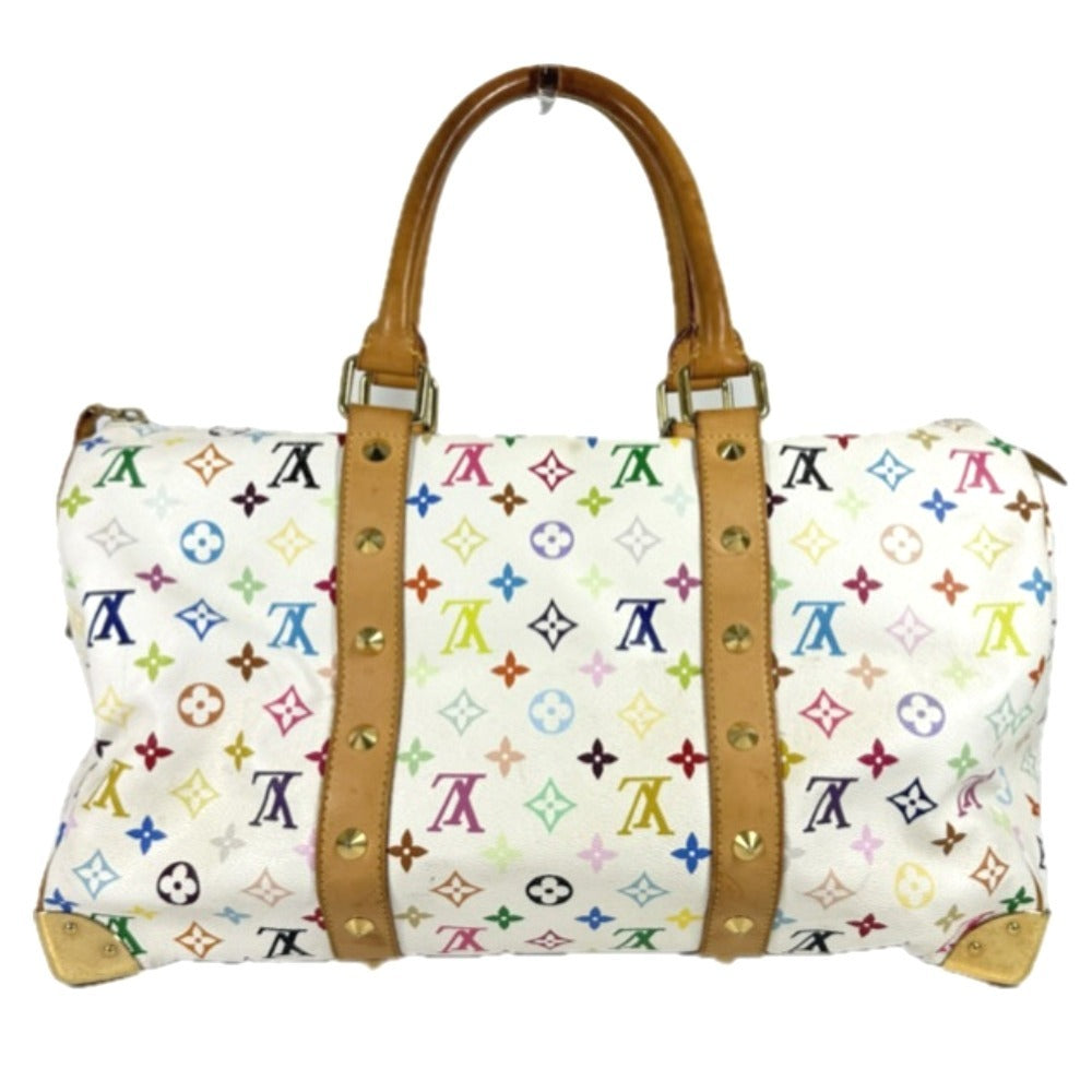 LOUIS VUITTON Boston Duffel bag Monogram multicolor canvas white Monogram Multicolor Takashi Murakami Keepall 45 Keepall 45