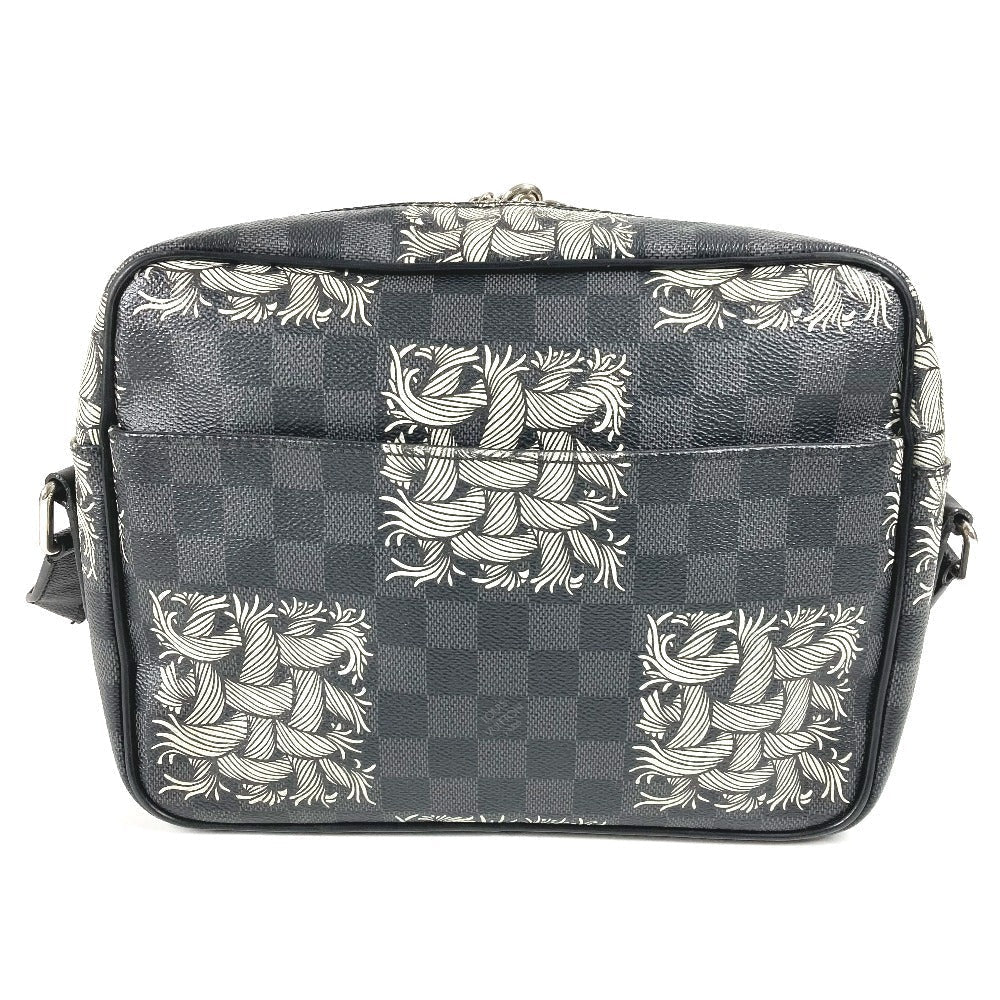 LOUIS VUITTON Shoulder Bag Damier Grafitto Canvas black Damier Graphite Christopher Nemeth NilPM Nil PM