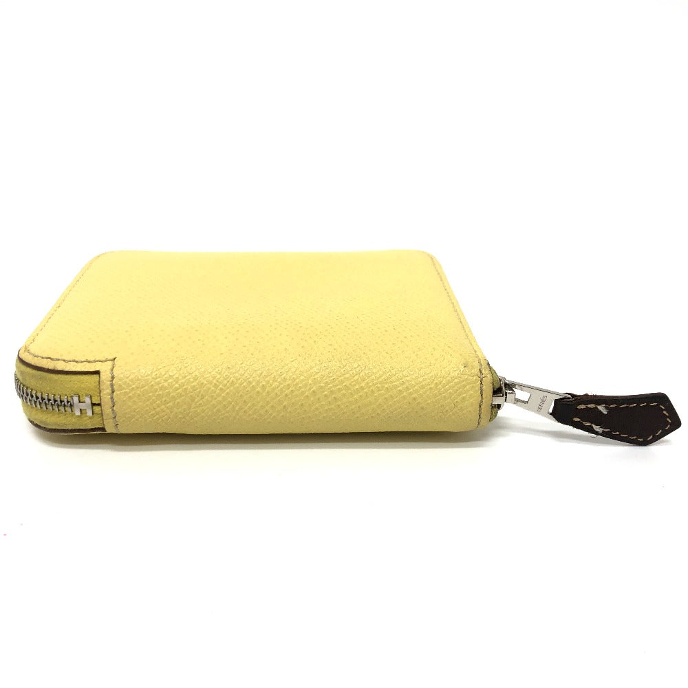 HERMES Folded wallet Epsom Multicolor/Silver Metal Azap compact Women