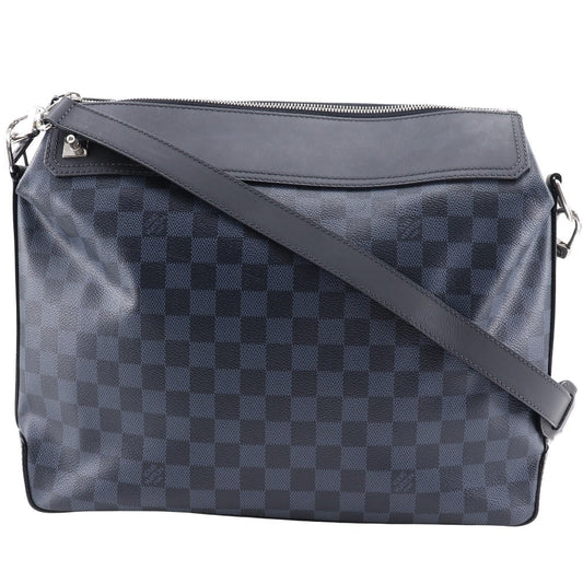 LOUIS VUITTON Shoulder Bag Damier Cobalt Black / navy Messenger Greenwich mens
